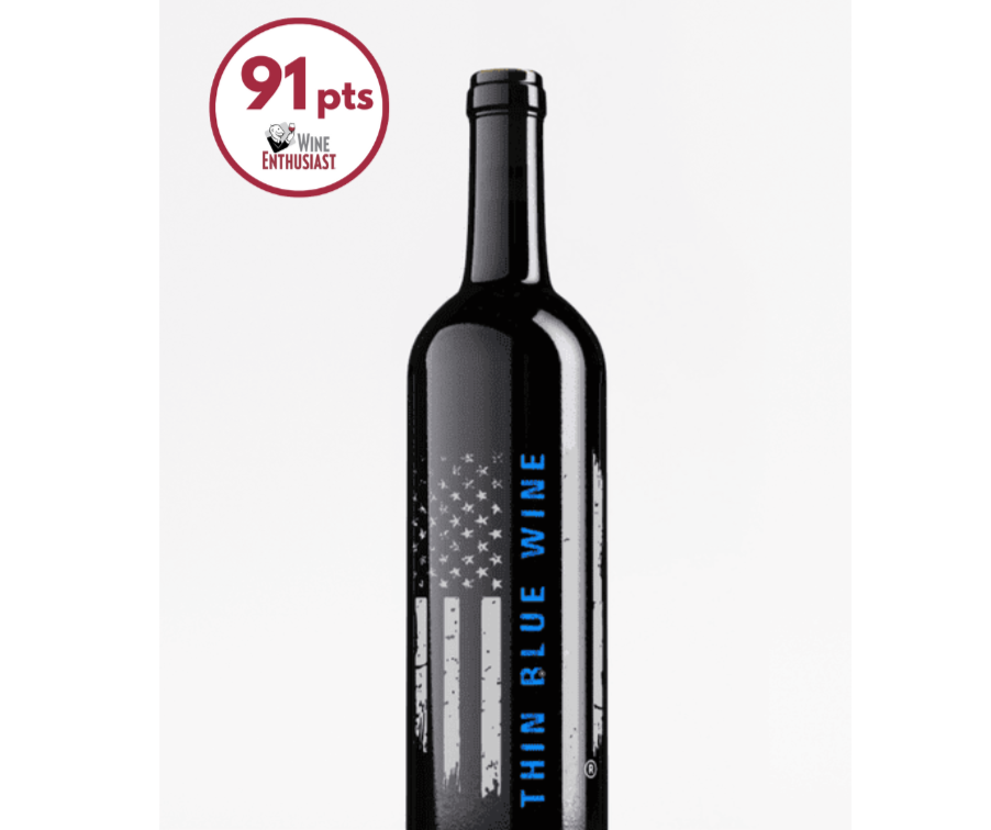 2021 Thin Blue Wine. Cabernet Franc-Tannat Blend