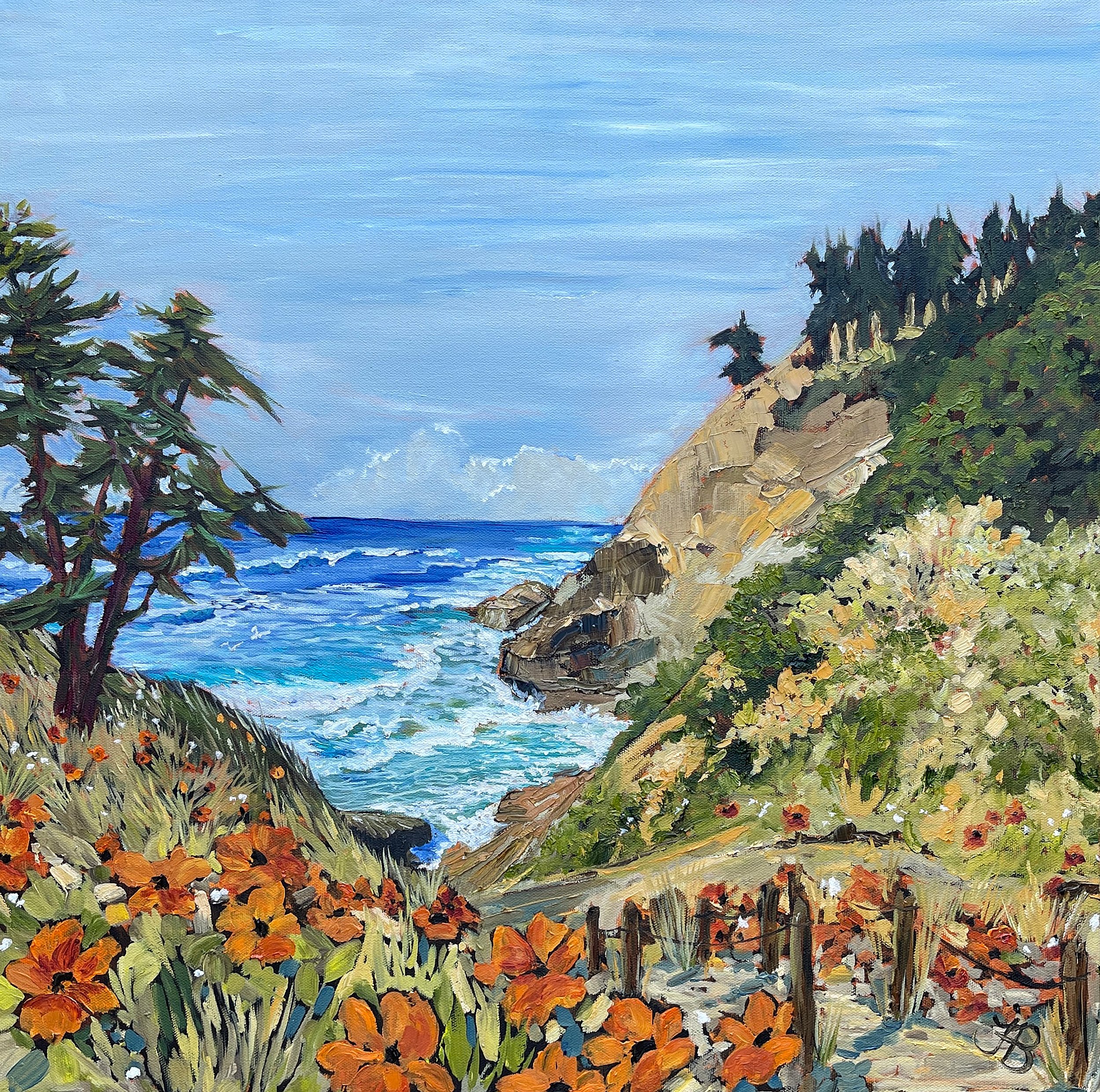 #Pacific_Grove  #Ocean  #Poppys