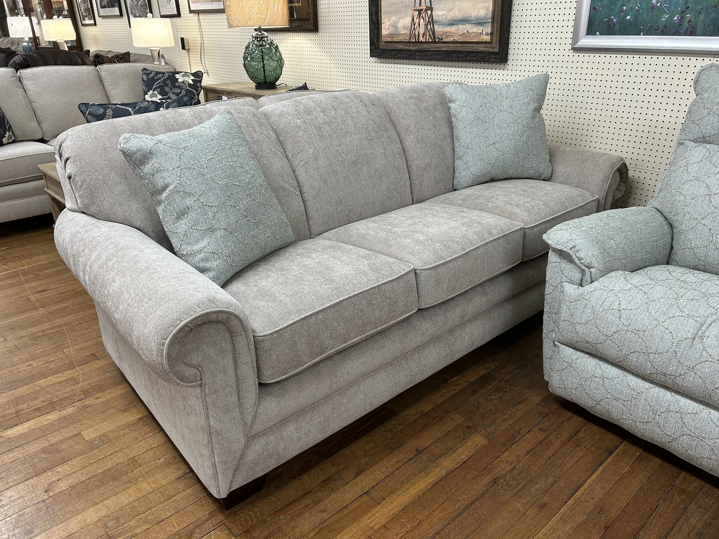 LaZboy - Mackenzie 87" sofa in beige fabric