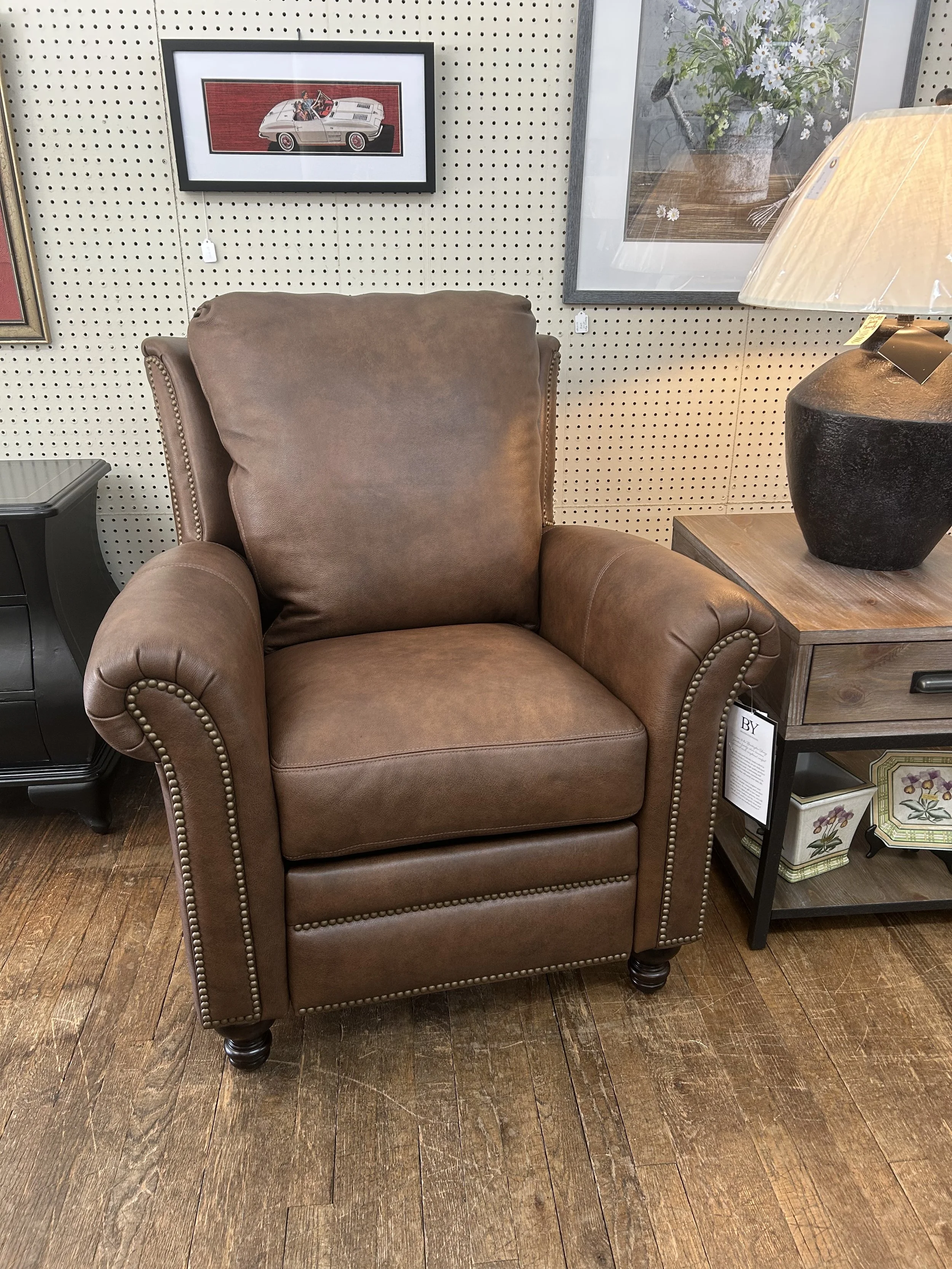 Bradington Young - Richardson high leg lounger (press-back reclining chair)