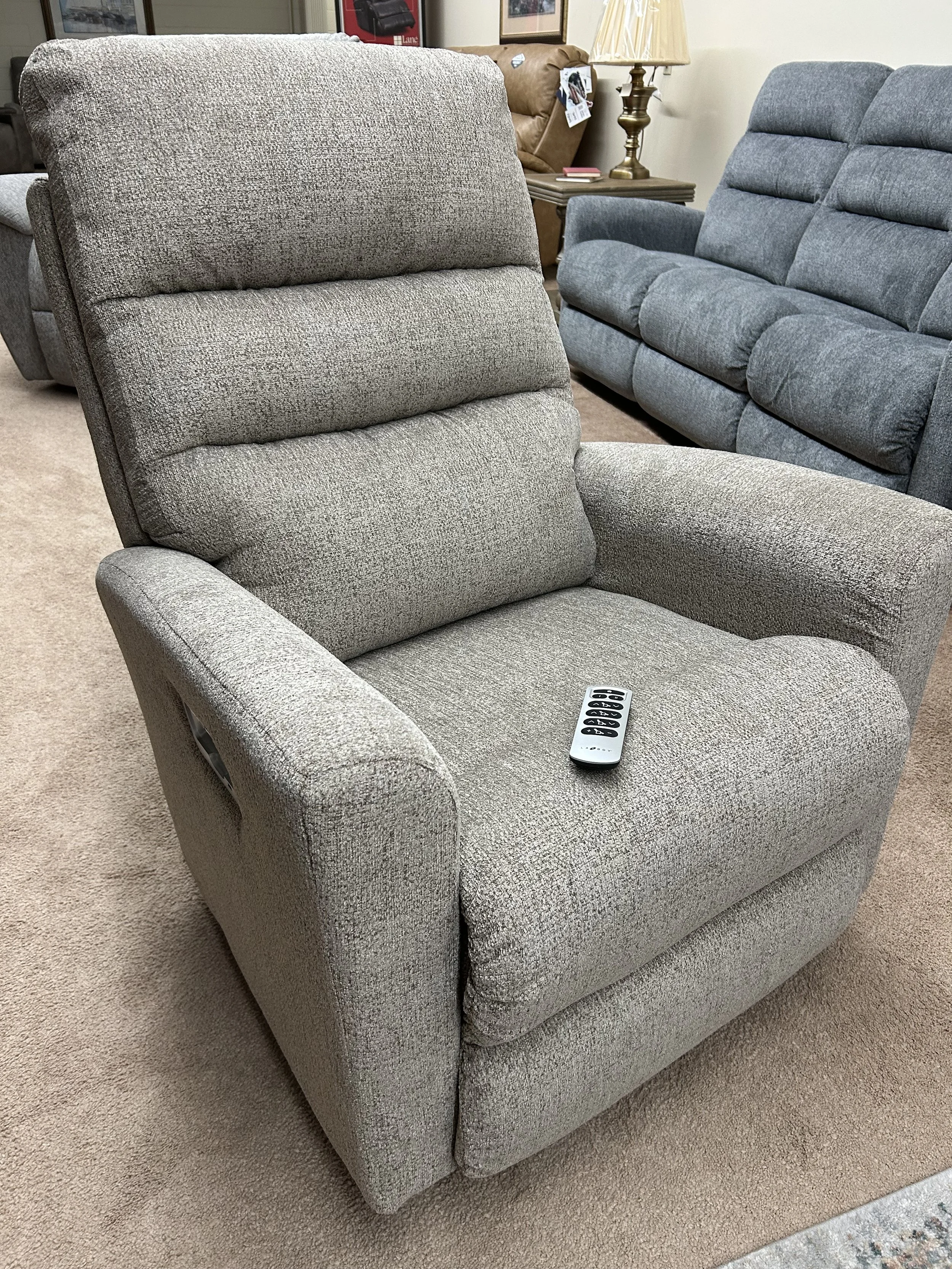LaZBoy - Liam power rocker recliner with power headrest and lumbar