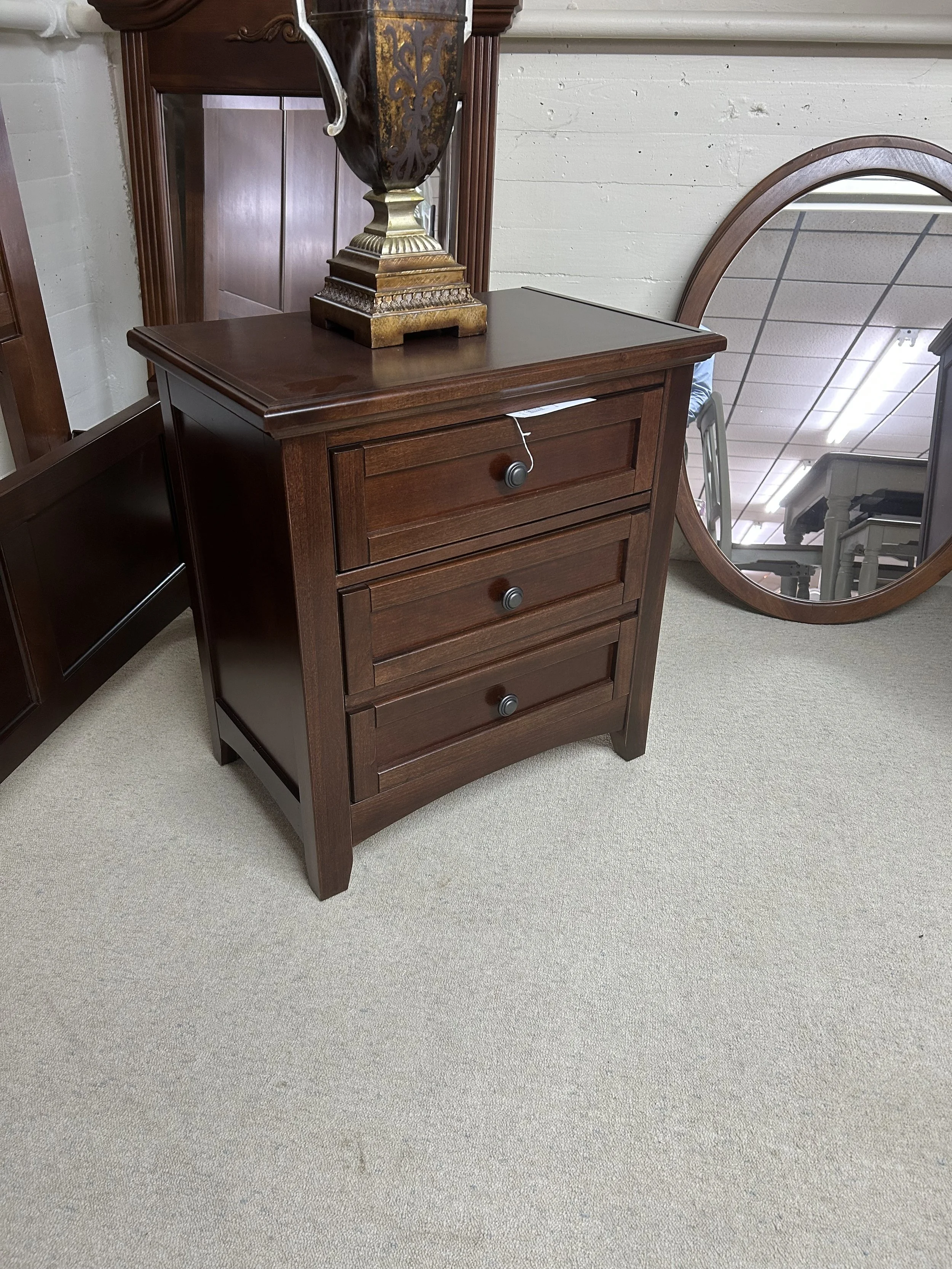 Vaughn Bassett nightstand in cherry finish