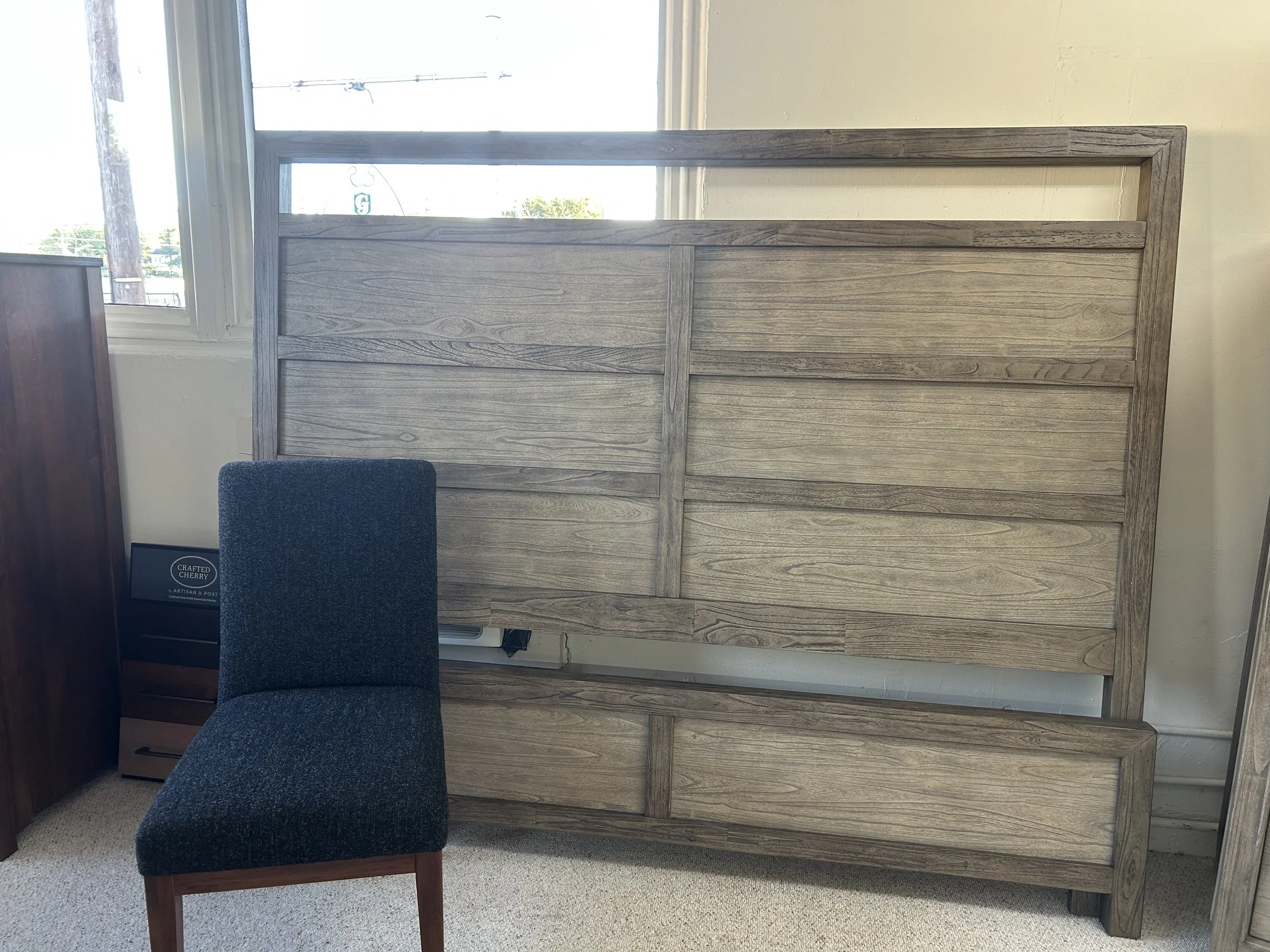 Kincaid - Wyatt panel King bed from the Debut collection in camel finish on solid white cedar