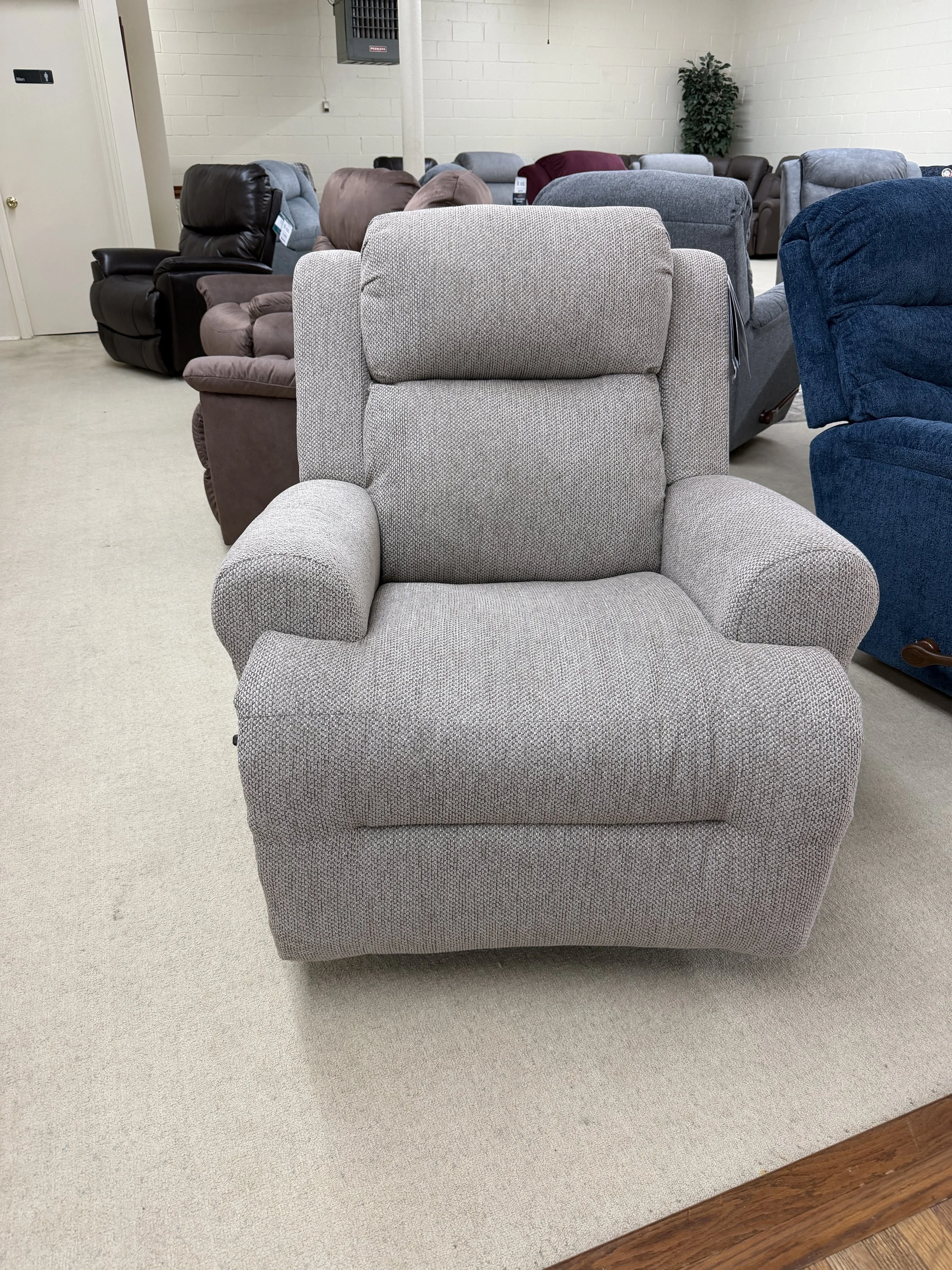 Best Home Furnishings- 'Brielle' swivel-glider-recliner in beige fabric