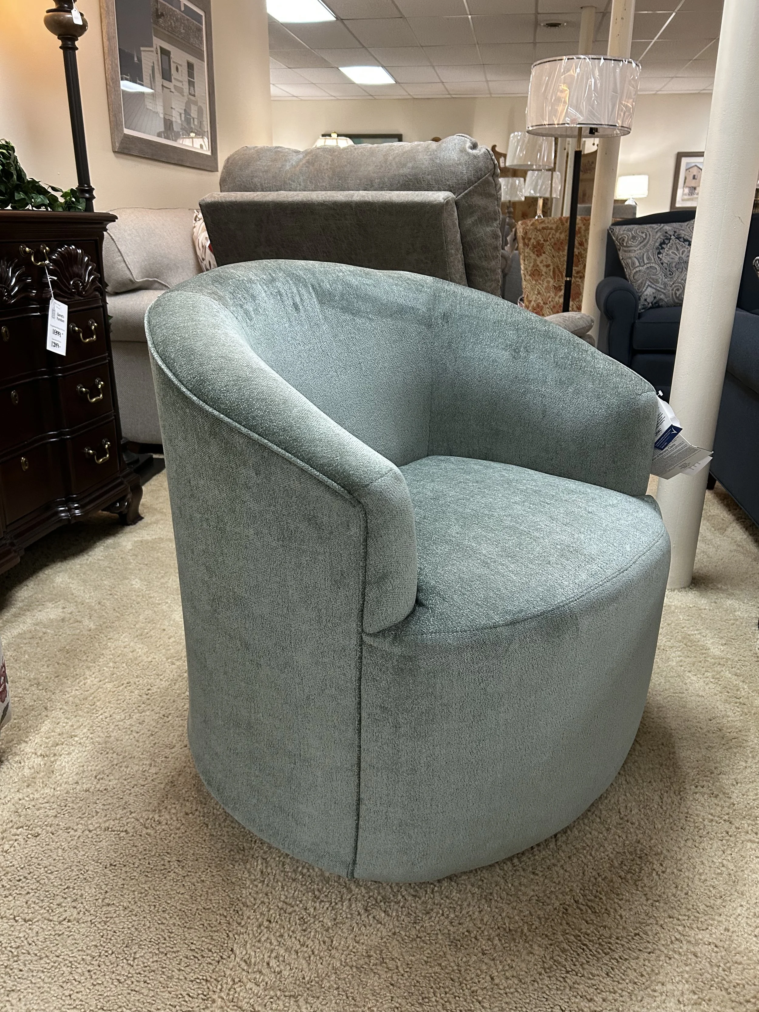 Best HF - swivel gliding barrel chair 