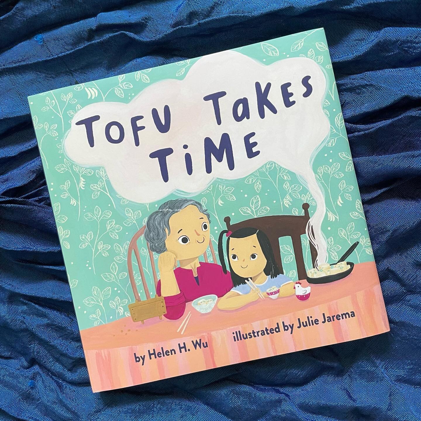 Do you like tofu?  As a veg- and pescatarian, this versatile food is a staple in both of our diets, but we&rsquo;ve never made it ourselves.

Written by Helen H. Wu and illustrated by Julie Jarema, TOFU TAKES TIME follows Lin and her grandma, NaiNai,