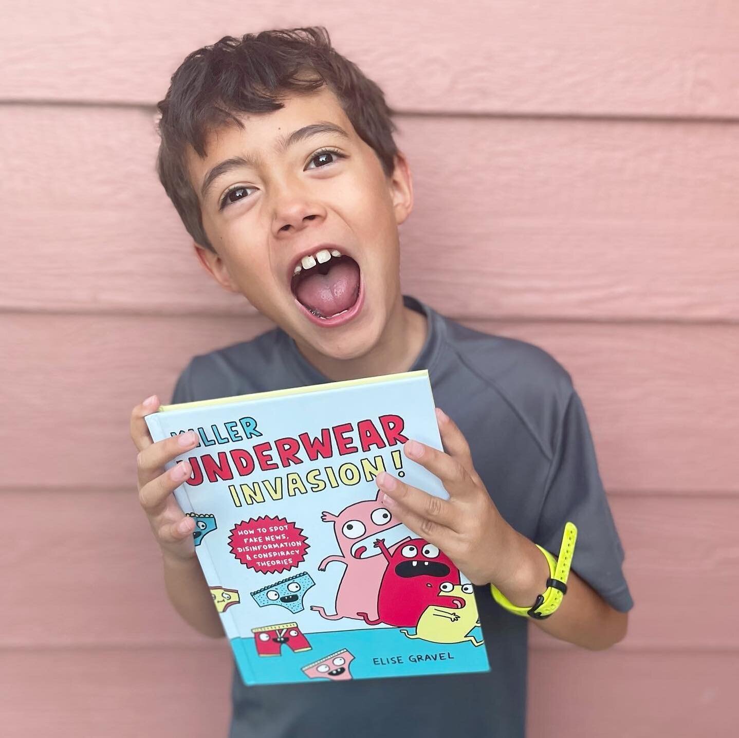 When KILLER UNDERWEAR INVASION arrived in our bookmail, I thought it was a mistake.  This isn't the type of picture book we share! ...or is it?  Encouraging critical thinking has always been part of our mission, and this book tackles just that.

Writ