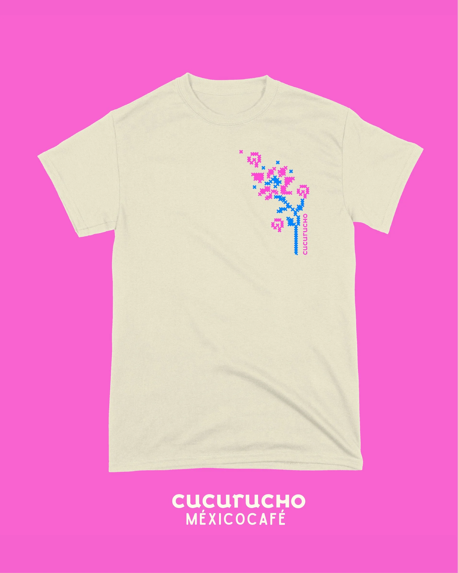 Playera edición Mazateca Oaxaca - Flor
