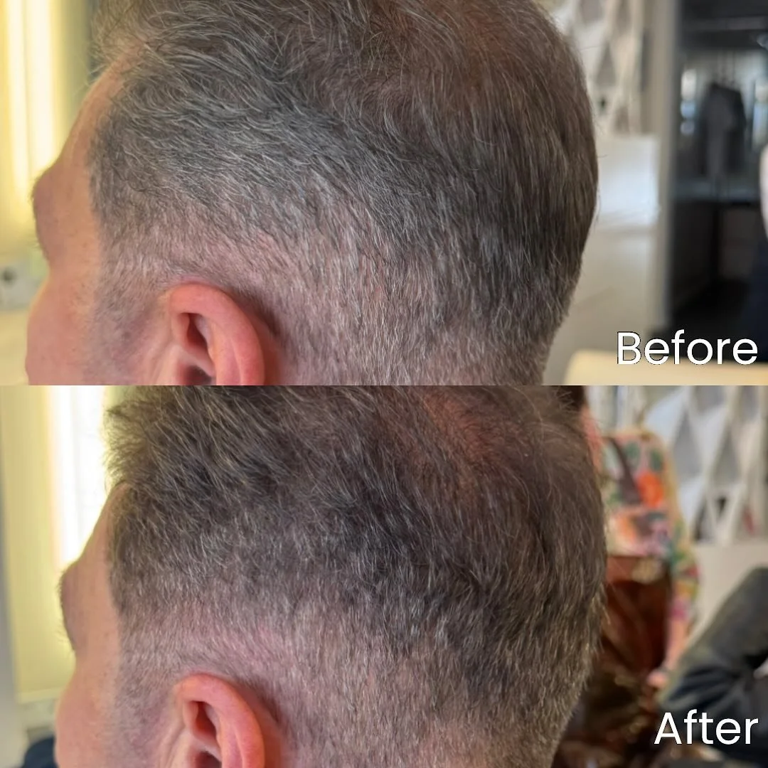 We&rsquo;re loving the natural, seamless results of this new men&rsquo;s grey blending color by @oligopro &ndash; just arrived and already a favorite! Subtle, sophisticated, and perfectly blended #kojisalon #westhollywood #menshair