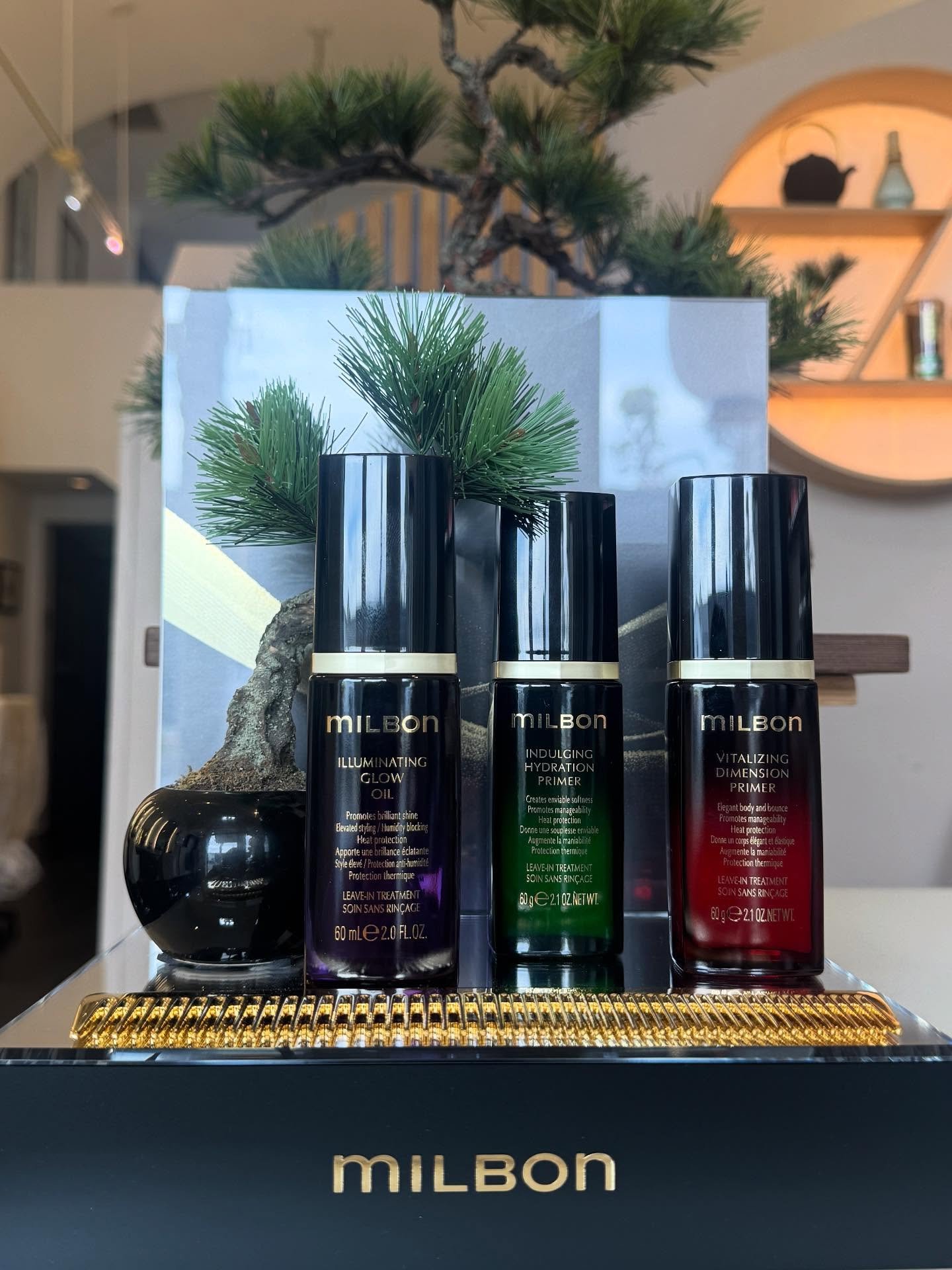 Introducing the Milbon Gold Line &mdash; an exclusive in-salon treatment now available at Koji Toyoda Salon.

Designed for ultimate refinement and rejuvenation, this luxurious collection elevates hair to its most radiant state.

Available only at sel