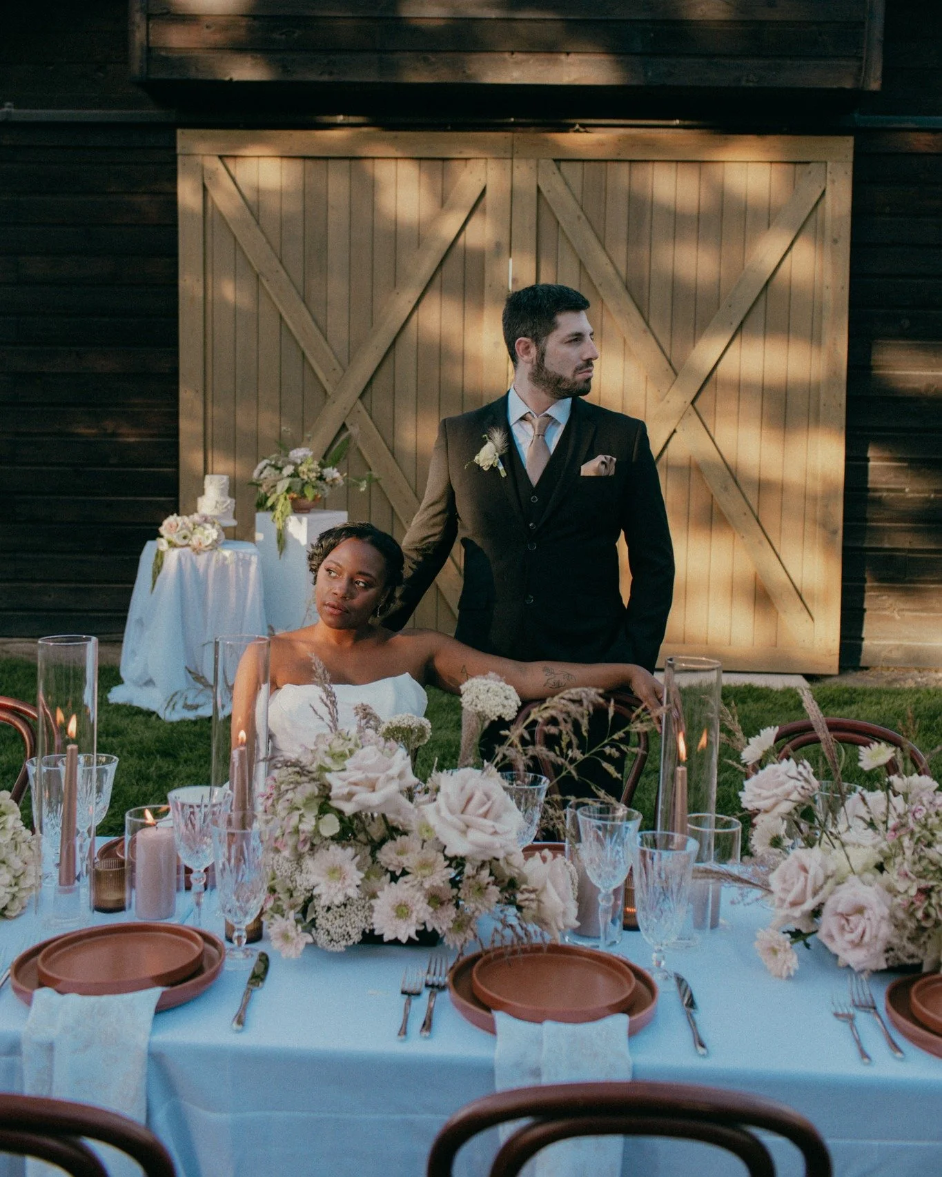 This is the first moment in a four-part story.

At the center of every wedding is the couple. Before the flowers, the tables, the details &mdash; there is love. The kind that shows up in quiet glances, steady hands, and the way two people instinctive