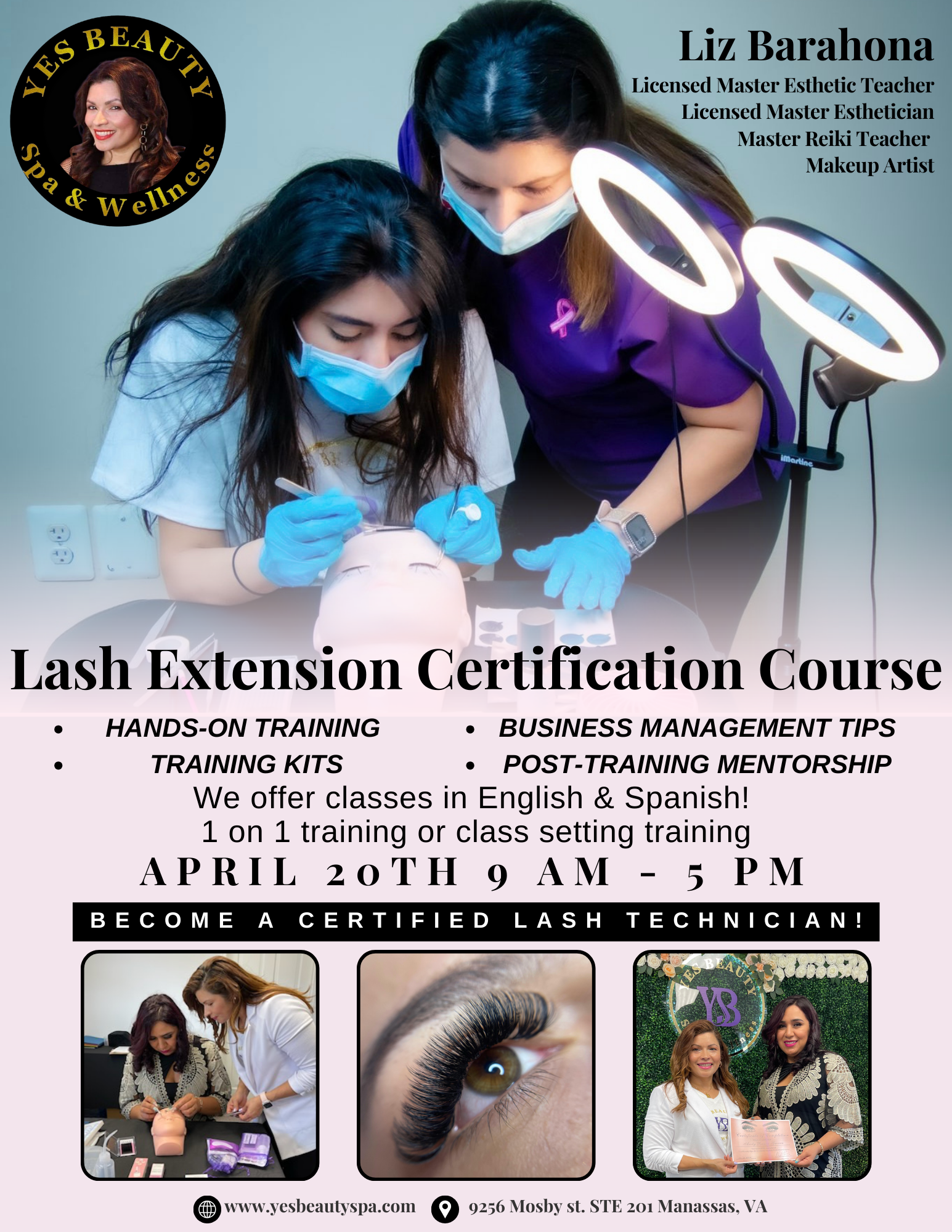 Eyelash Extension Course — Yes Beauty Spa & Wellness
