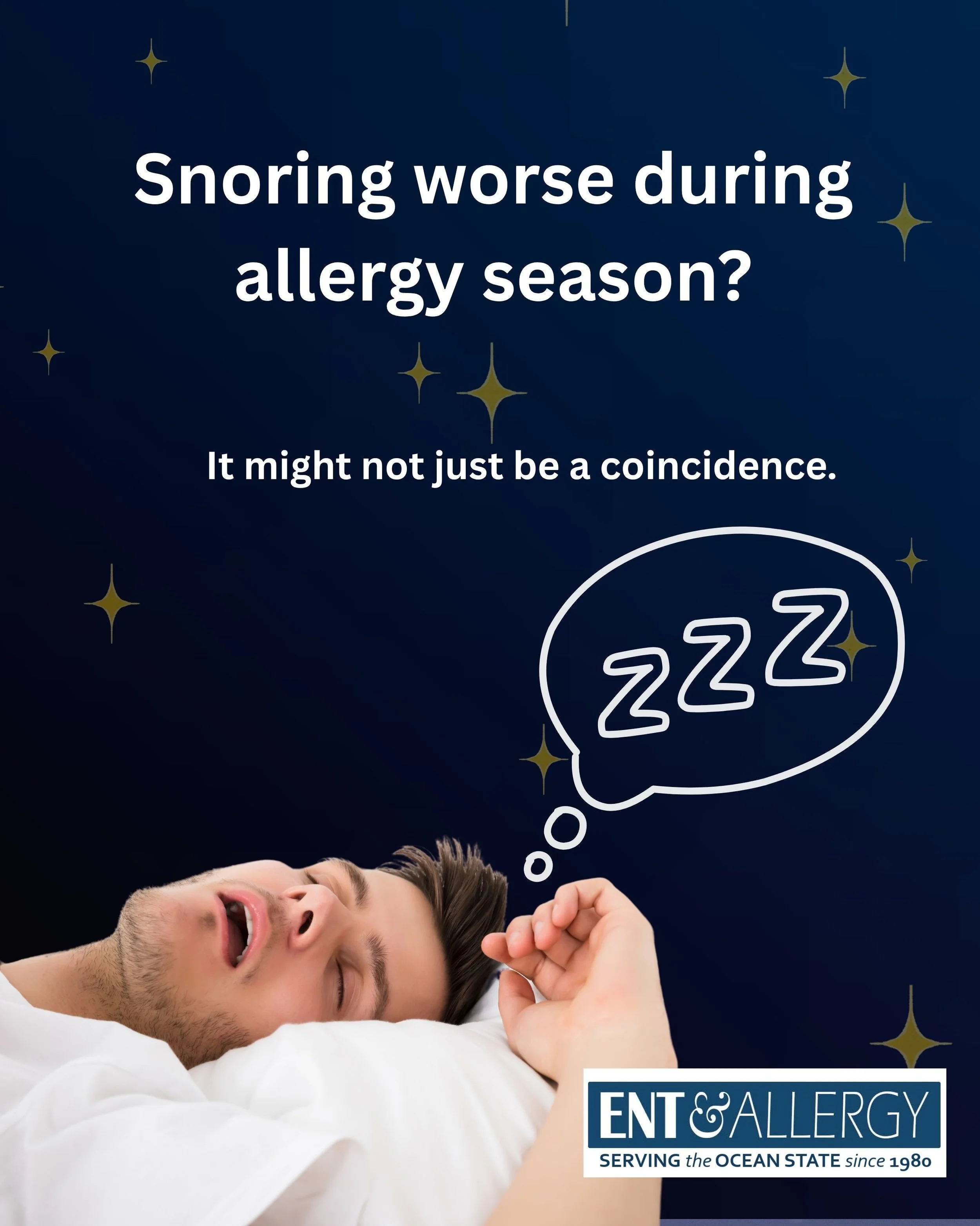 Snoring Worse During Allergy Season? Here’s Why It Happens, and When It’s Time for an Evaluation