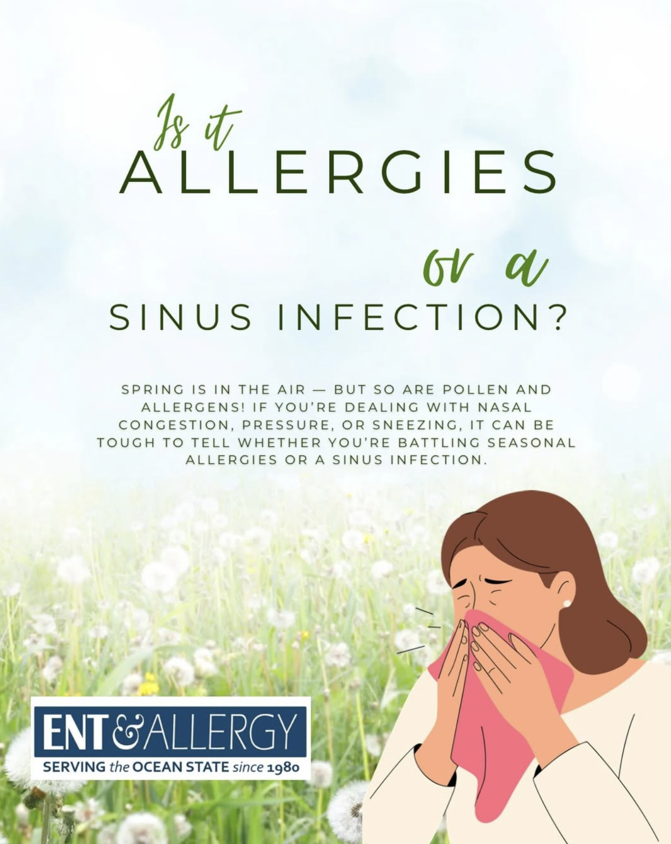Is It Allergies or a Sinus Infection? Here’s How to Tell the Difference 🤧