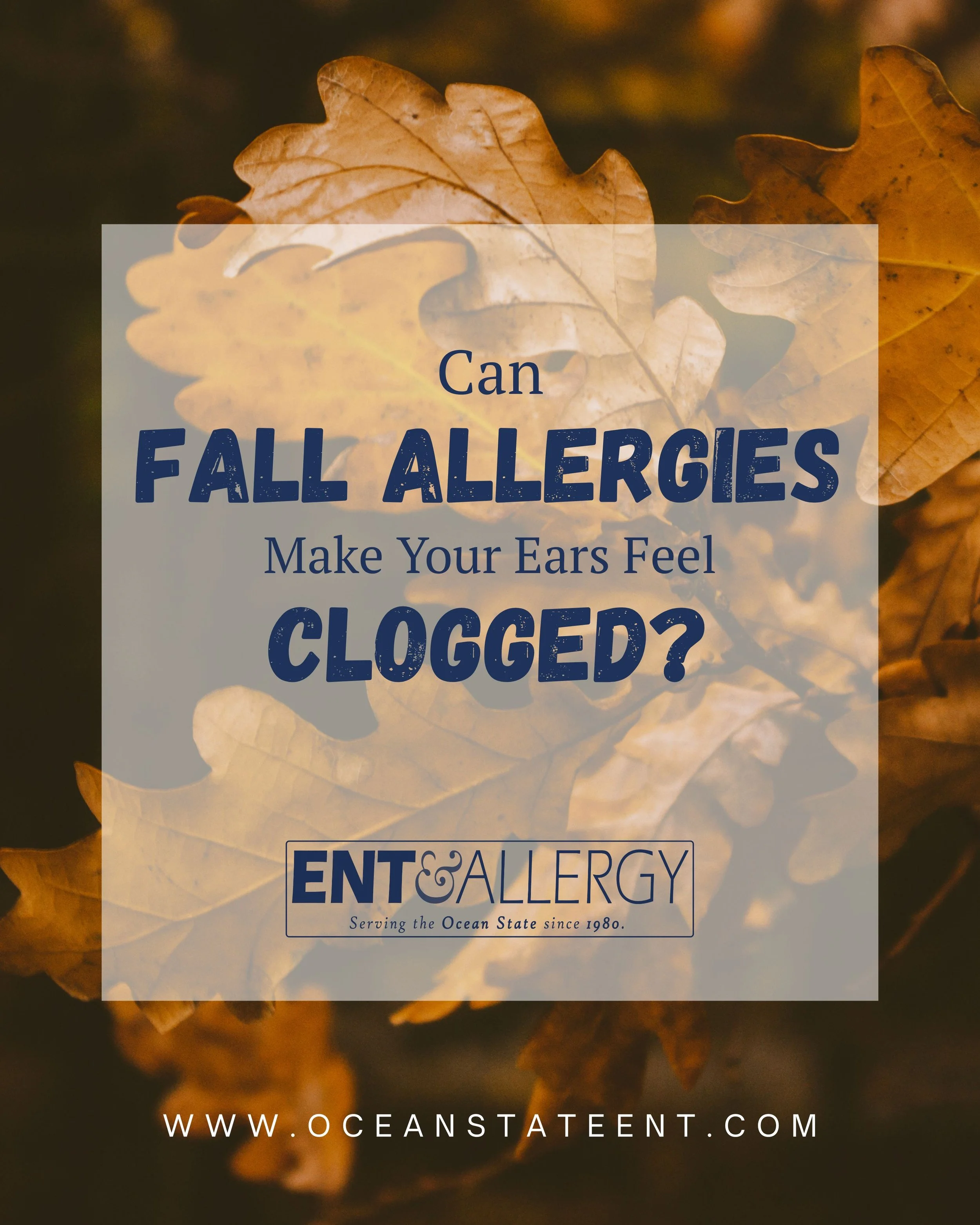 Can Fall Allergies Make Your Ears Feel Clogged?