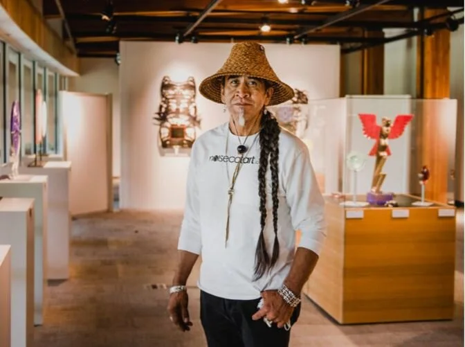 With Sqātsza7 Tmicw – Father Land, artist Ed Archie NoiseCat comes home