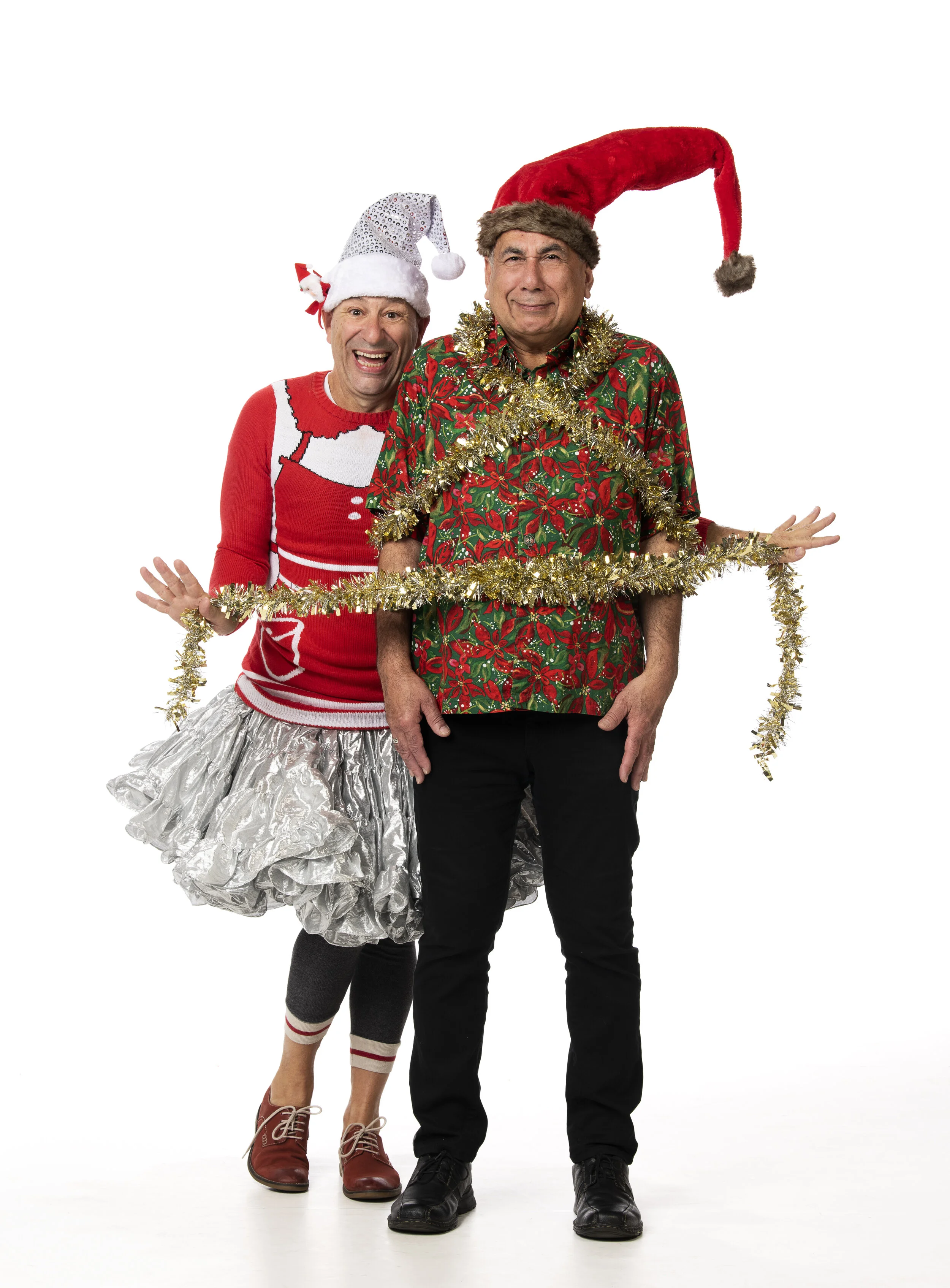 Joey Lesperance (left) plays Patrice Savoie and David Adams plays Bryan Searle in Quarantine at the Elbow Room Café. Photo by Emily Cooper, courtesy the Cultch.