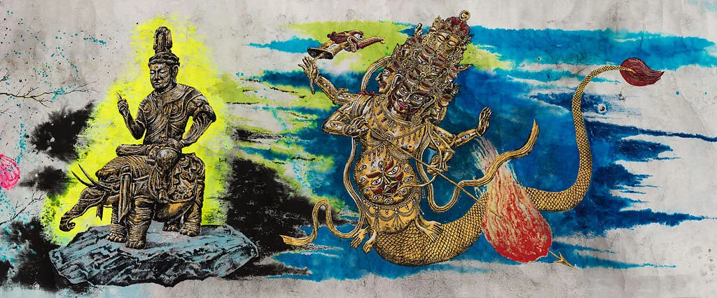 Smoke spectres and neon gods: Sun Xun and Stories that animate us conjure wild imaginary worlds at the VAG