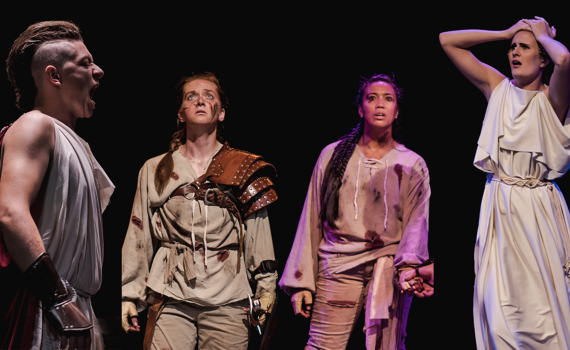 The cast of Playthings in a photo collage by April MacKillins Photography