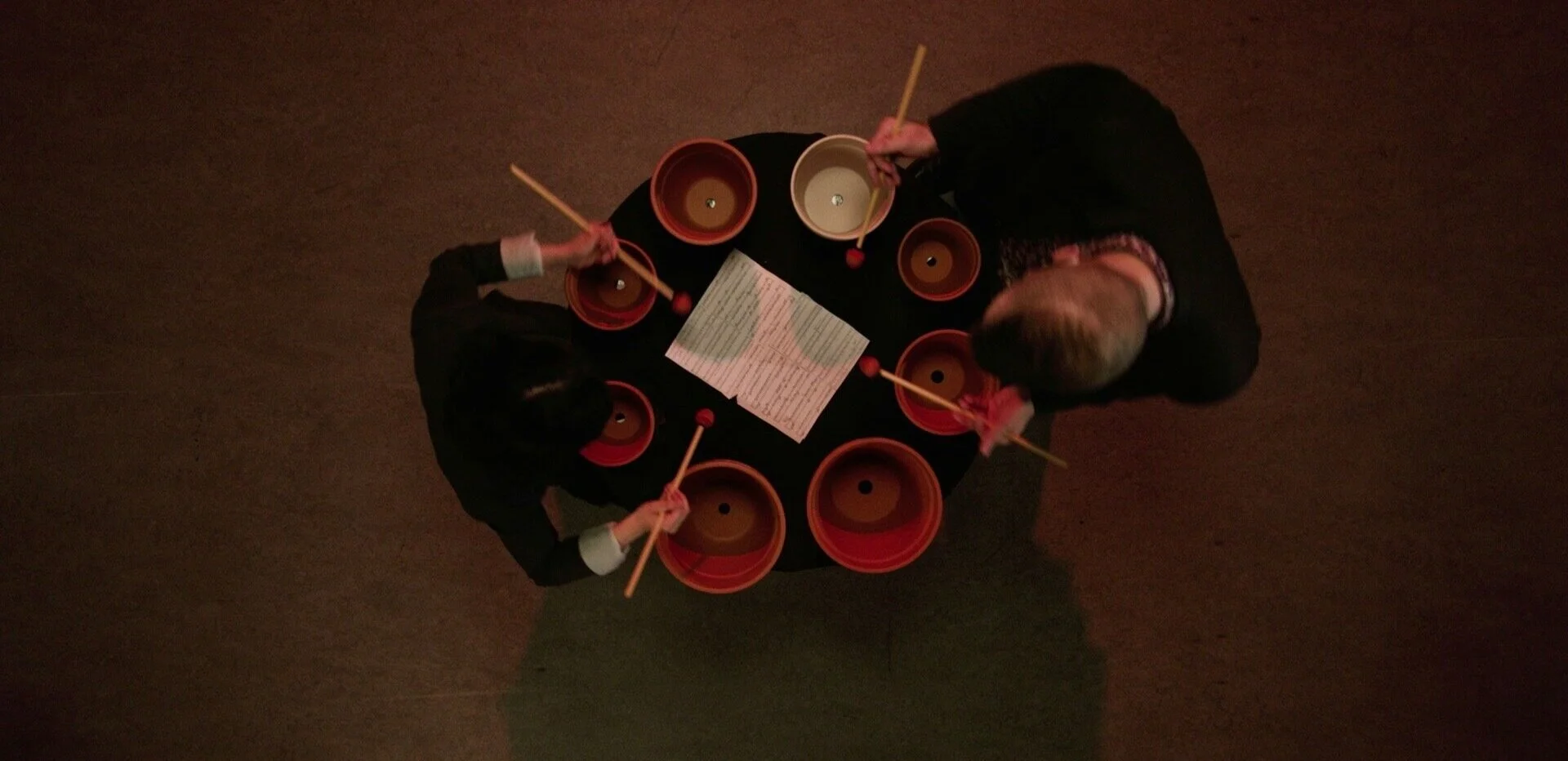 Infamy Too! brings play and precision to percussion at Music on Main's Listening. Together. fest