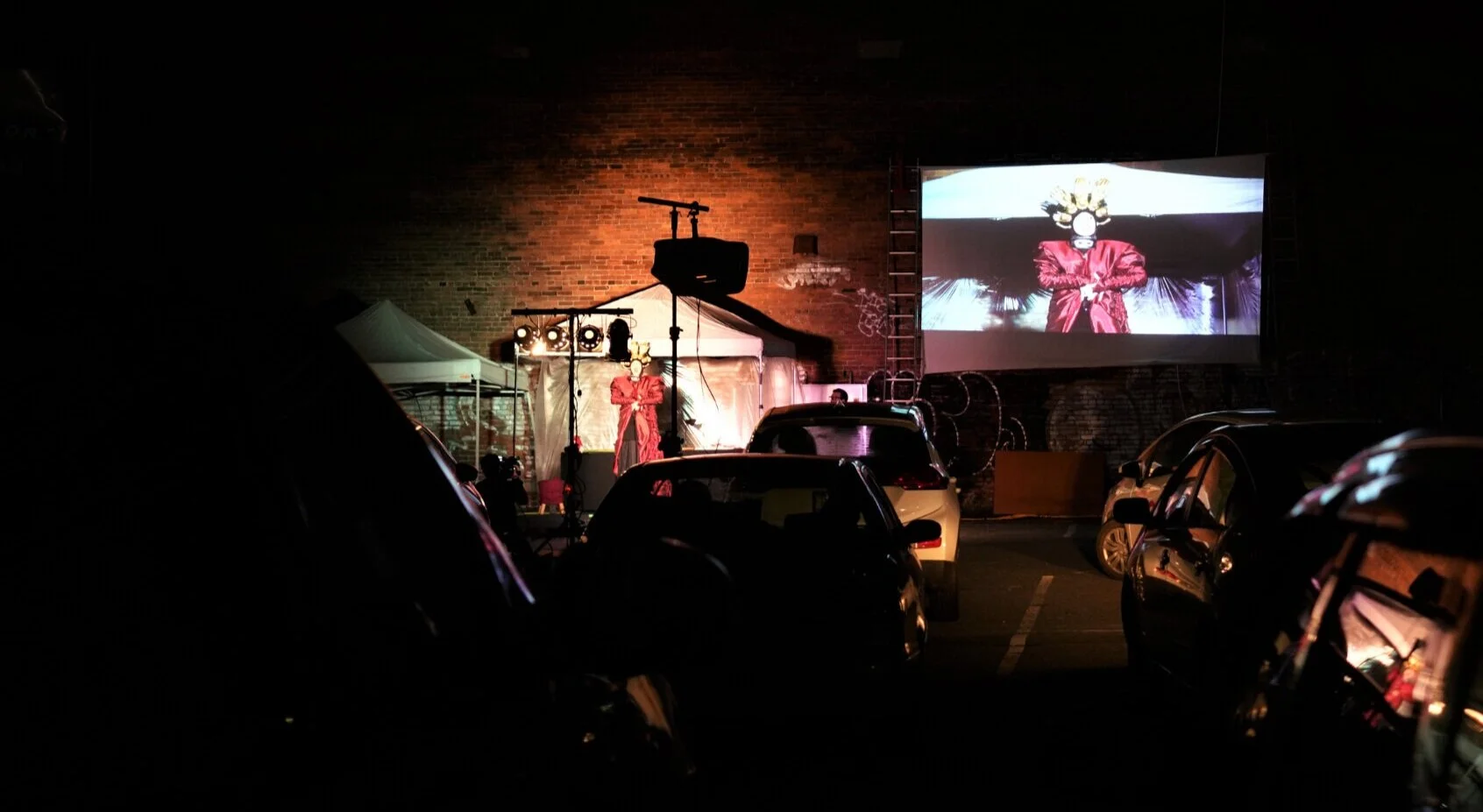 Body parts meet bawdy animation in Epidermis Circus, a live drive-in theatre puppet performance