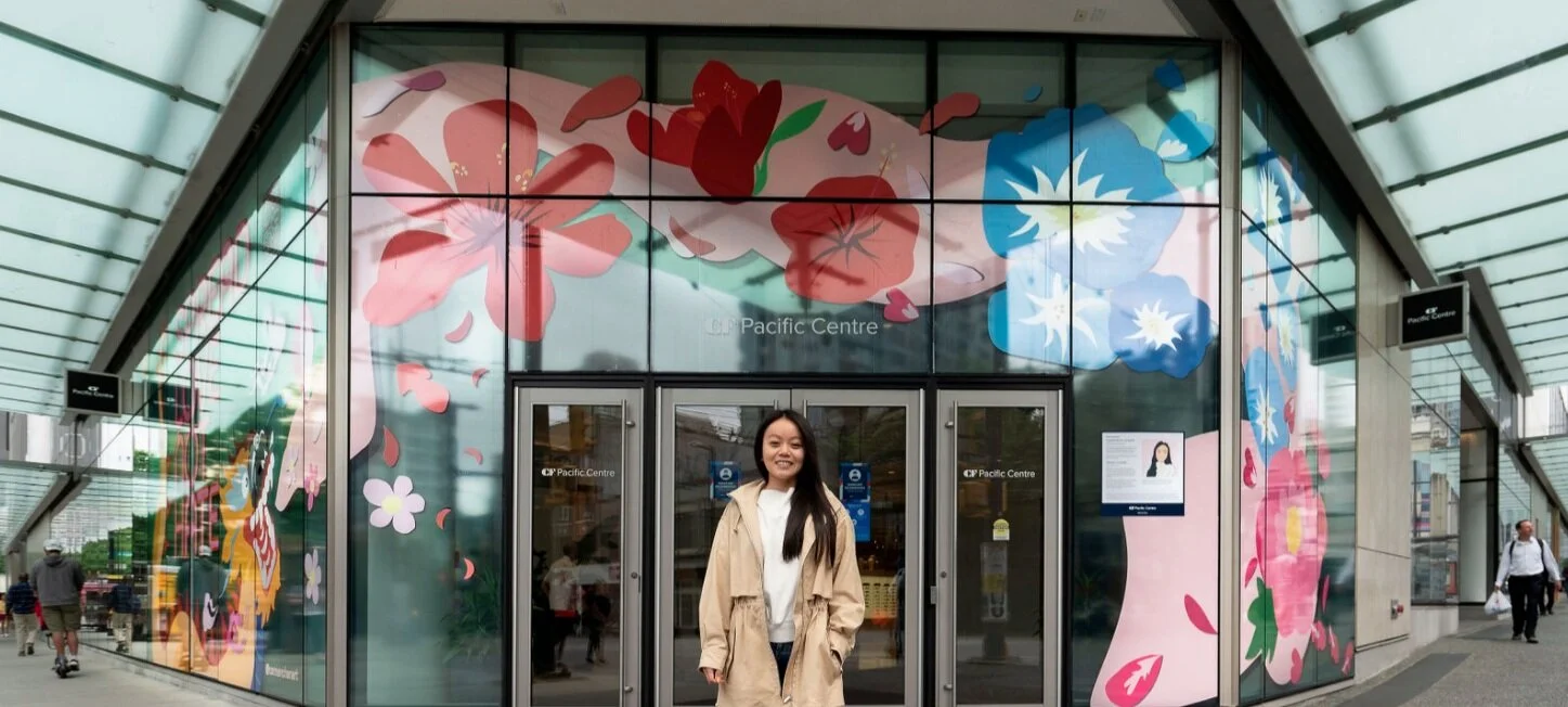 Vancouver visual artist Carmen Chan responds to Asian hate with a mural imbued with love