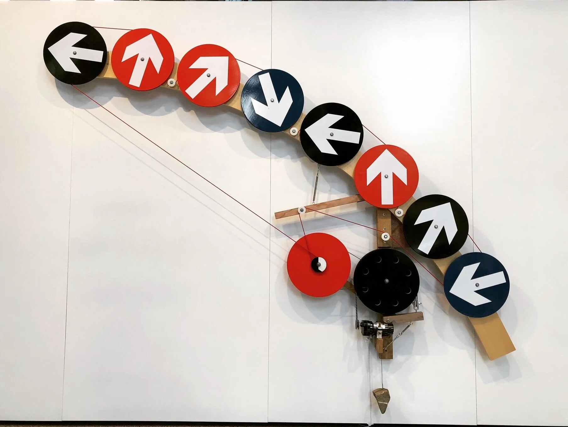 Artist Alan Storey plays with time, space, and motion under the ever-swinging Pendulum 