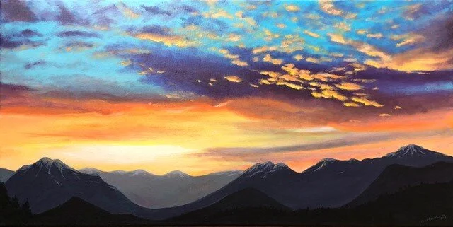 Inspired by skies, local artist sends “art hugs” amid pandemic isolation