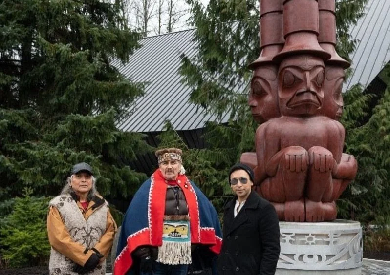 Whistler's Audain Art Museum unveils monumental collaborative artwork by Indigenous artists James Hart, Xwalacktun, and Levi Nelson