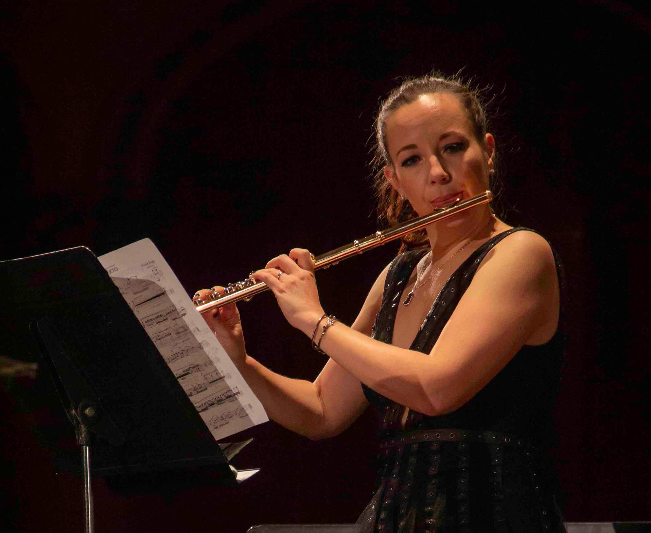 For Vancouver flute player Christie Reside, dark and stormy music fits the times