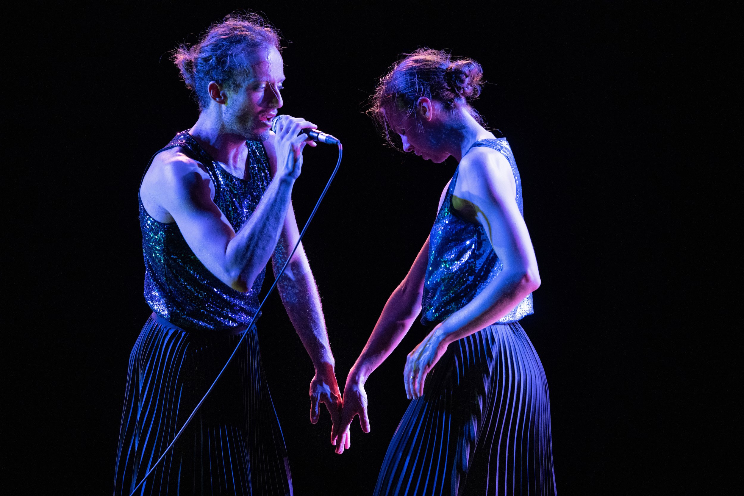 Dancers meet microphones and wallpaper, as Vanessa Goodman's new full-length Tuning premieres, February 23 to 26
