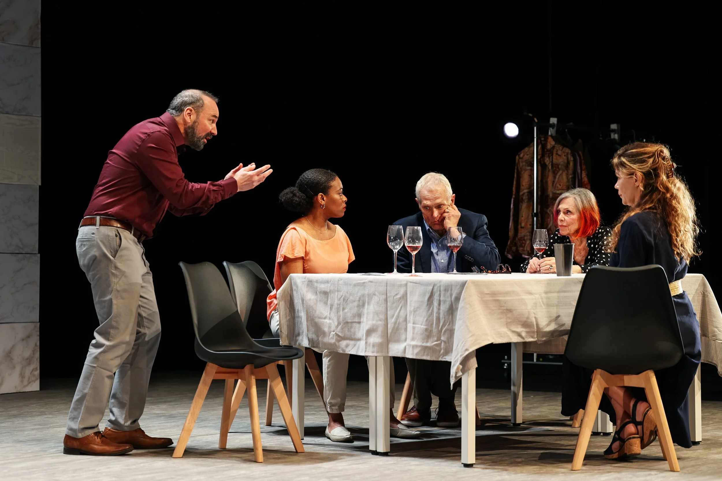Theatre review: Cast gives its all as Ominous Sounds at the River Crossing dives into thorny  ideas about authenticity and appropriation