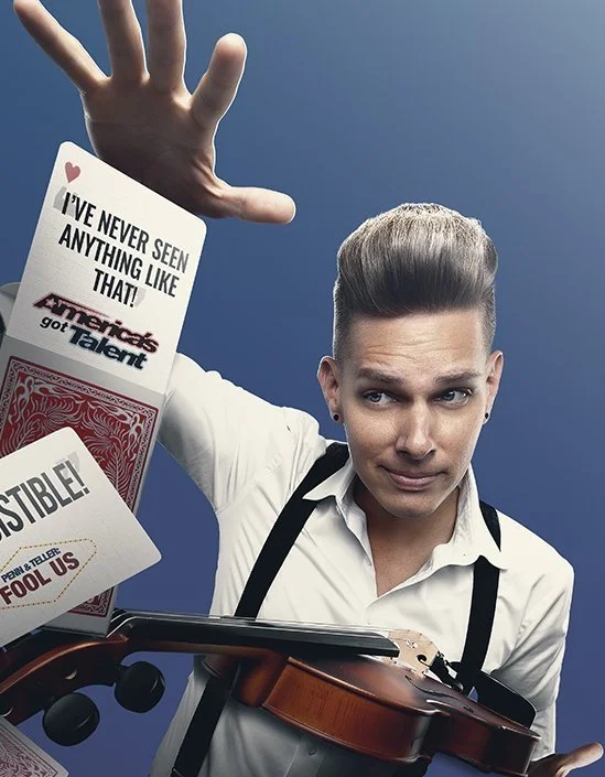 Chris Funk brings his spectacular magic show with live music to the Shadbolt