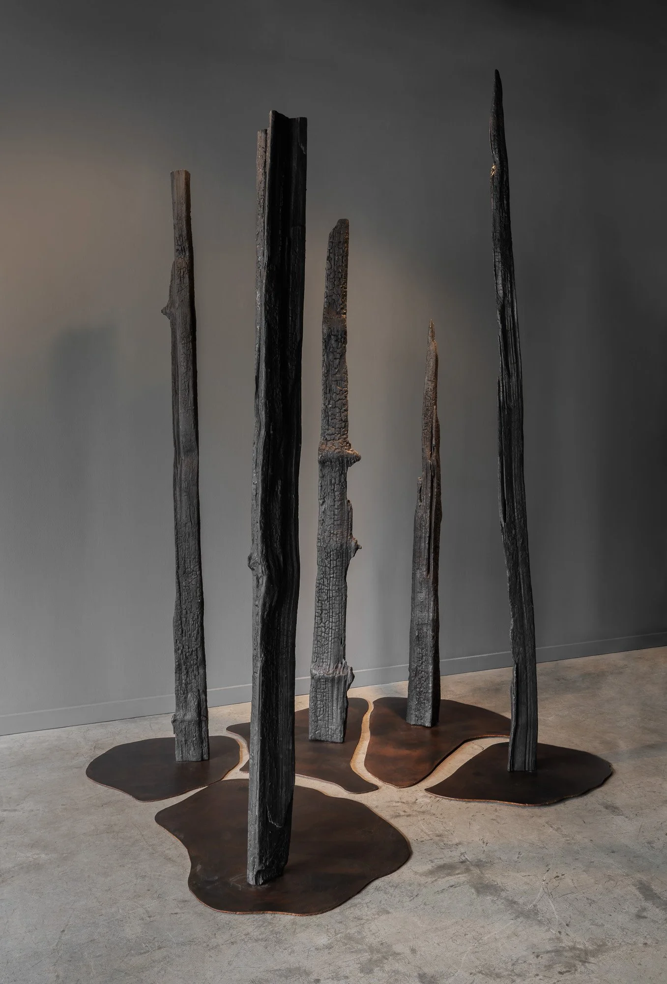 Martha Sturdy explores climate change through striking wooden sculptures in All Fall Down, to December 17