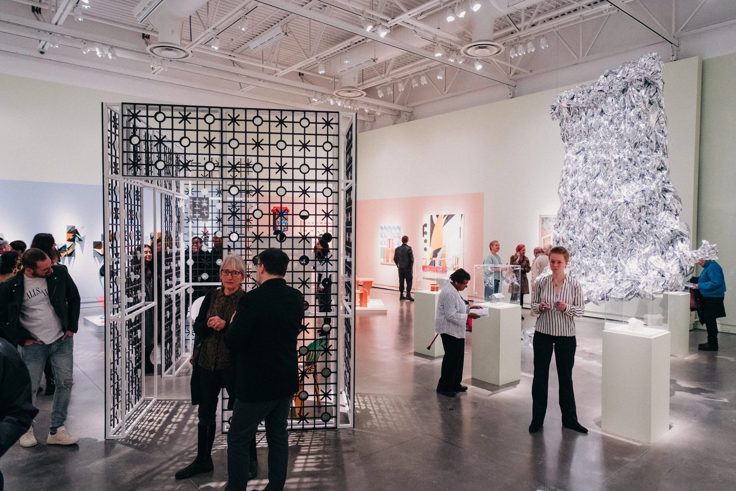 Tour Surrey Art Gallery’s exhibition Through the Lattice on March 16