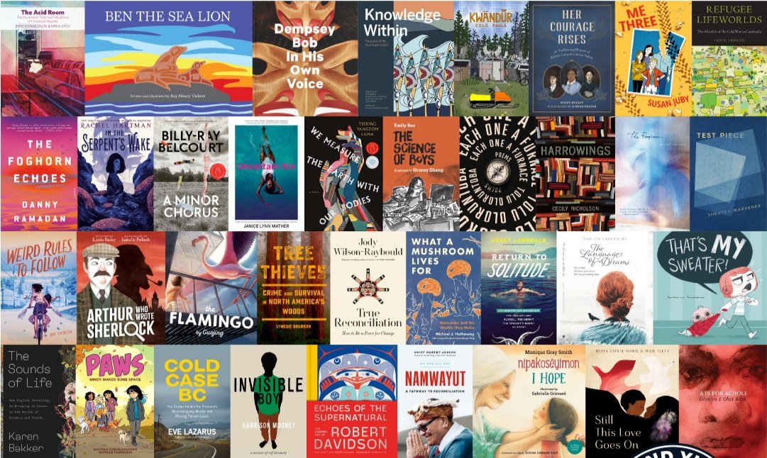 BC and Yukon Book Prizes announce 2023 shortlists 