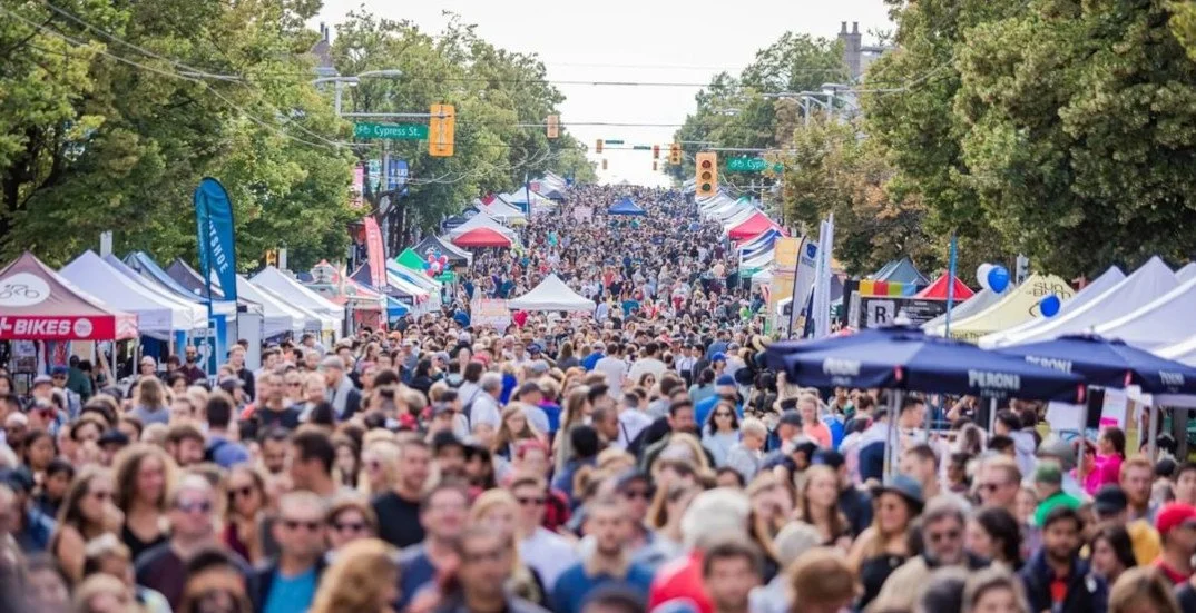 Snap a selfie and more to #EarnYourStripes at the Khatsahlano Street Party on July 8