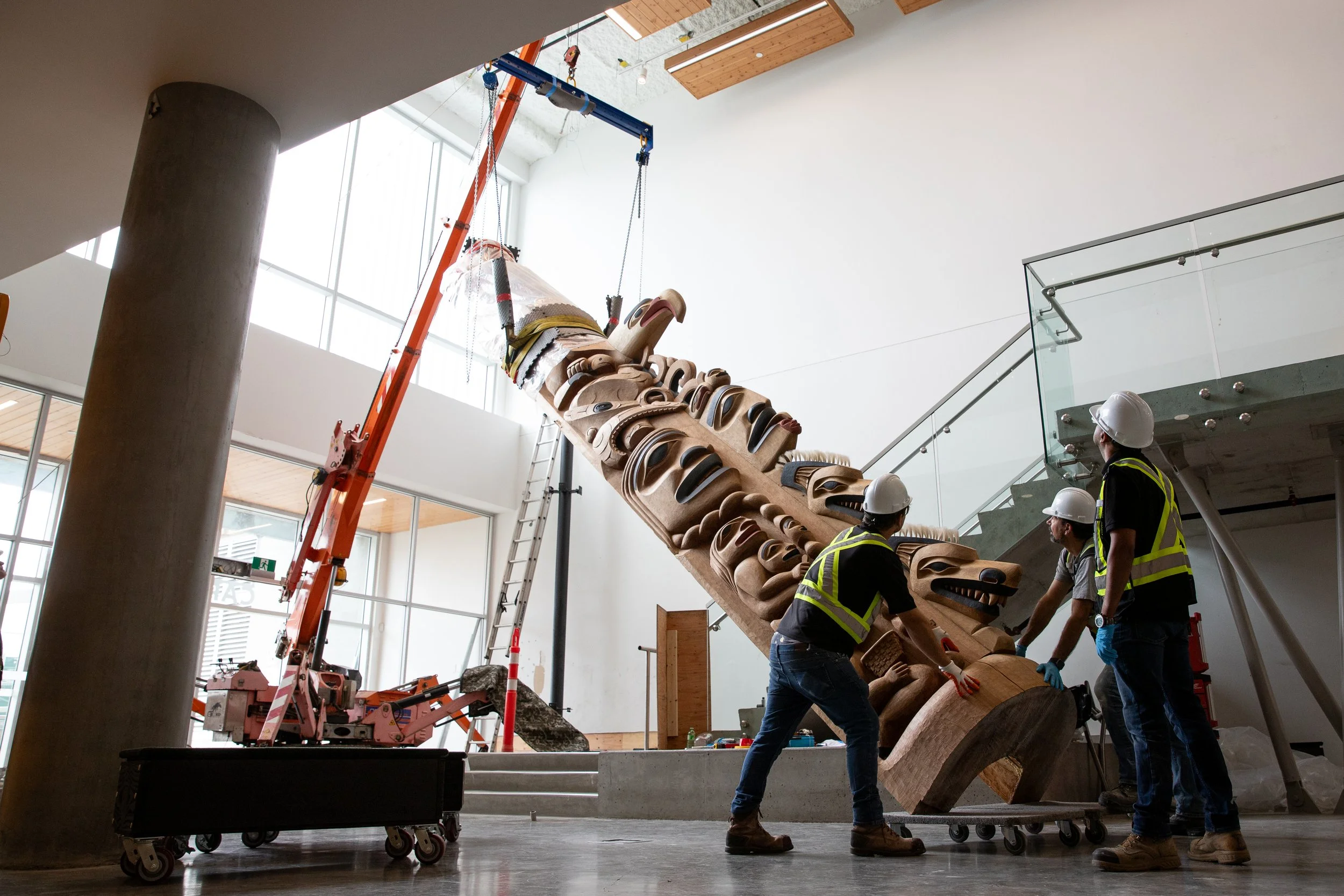 Emily Carr University hosts event marking new Pacific Song of the Ancestors totem pole, September 29