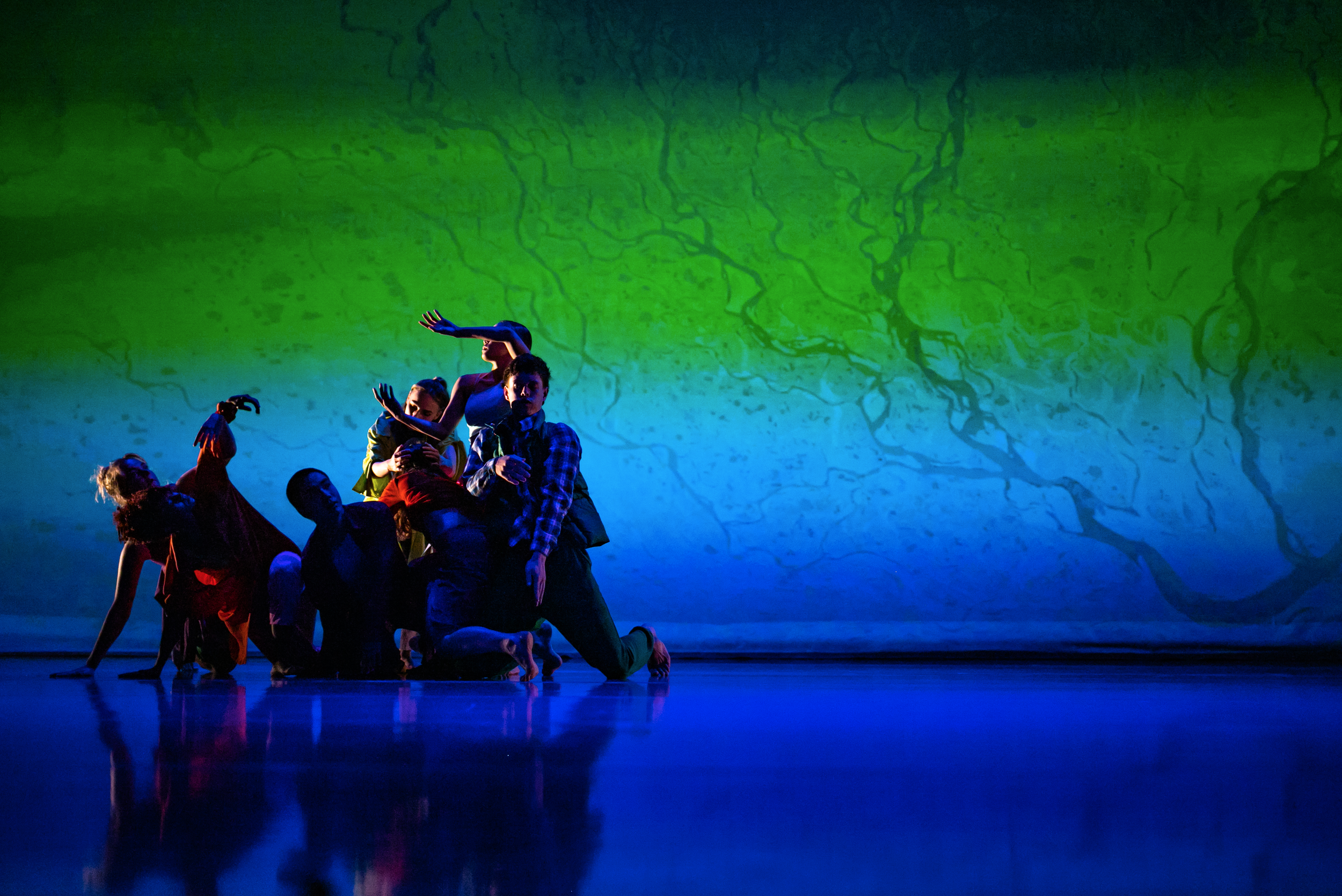 Dance review: The Impossible Has Already Happened conjures melting glaciers and climate change through projected imagery and fluid movement