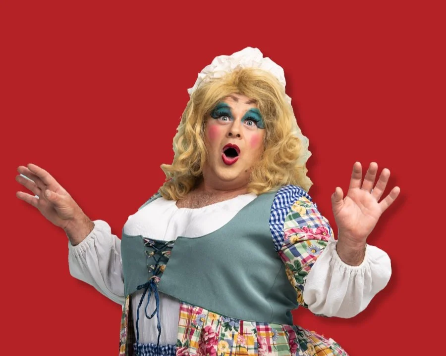 In Metro Theatre's annual holiday panto Sinbad!, James T. Walker directs and plays the dame, December 7 to January 1