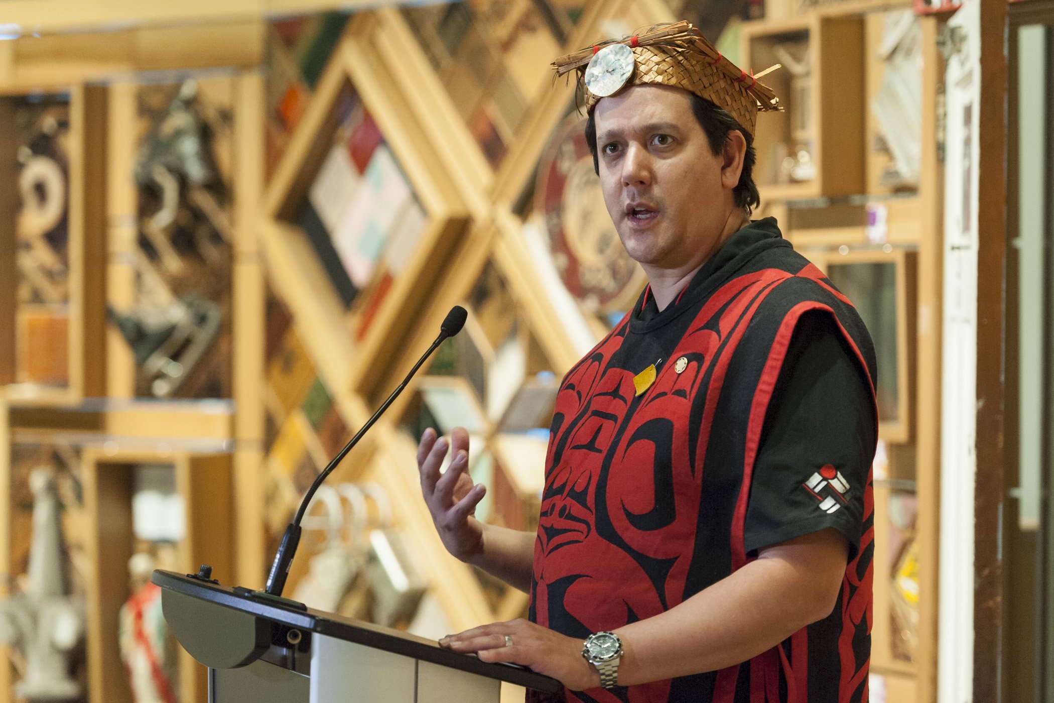 West Vancouver Memorial Library hosts Tech Talk with Witness Blanket Artist Carey Newman, February 8