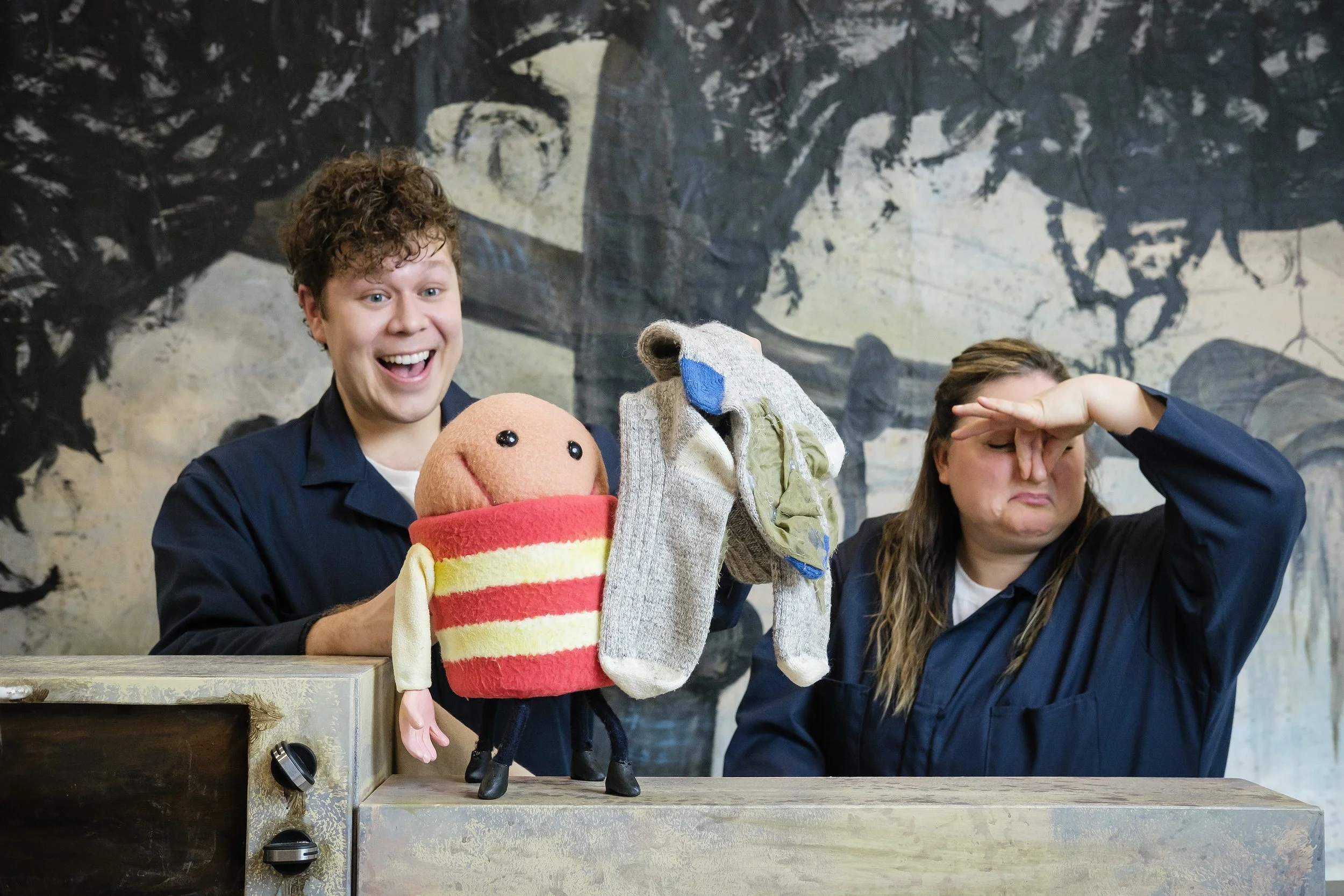 Puppets navigate dreary Cementland in Frog Belly Rat Bone at Anvil Theatre, March 8 and 9