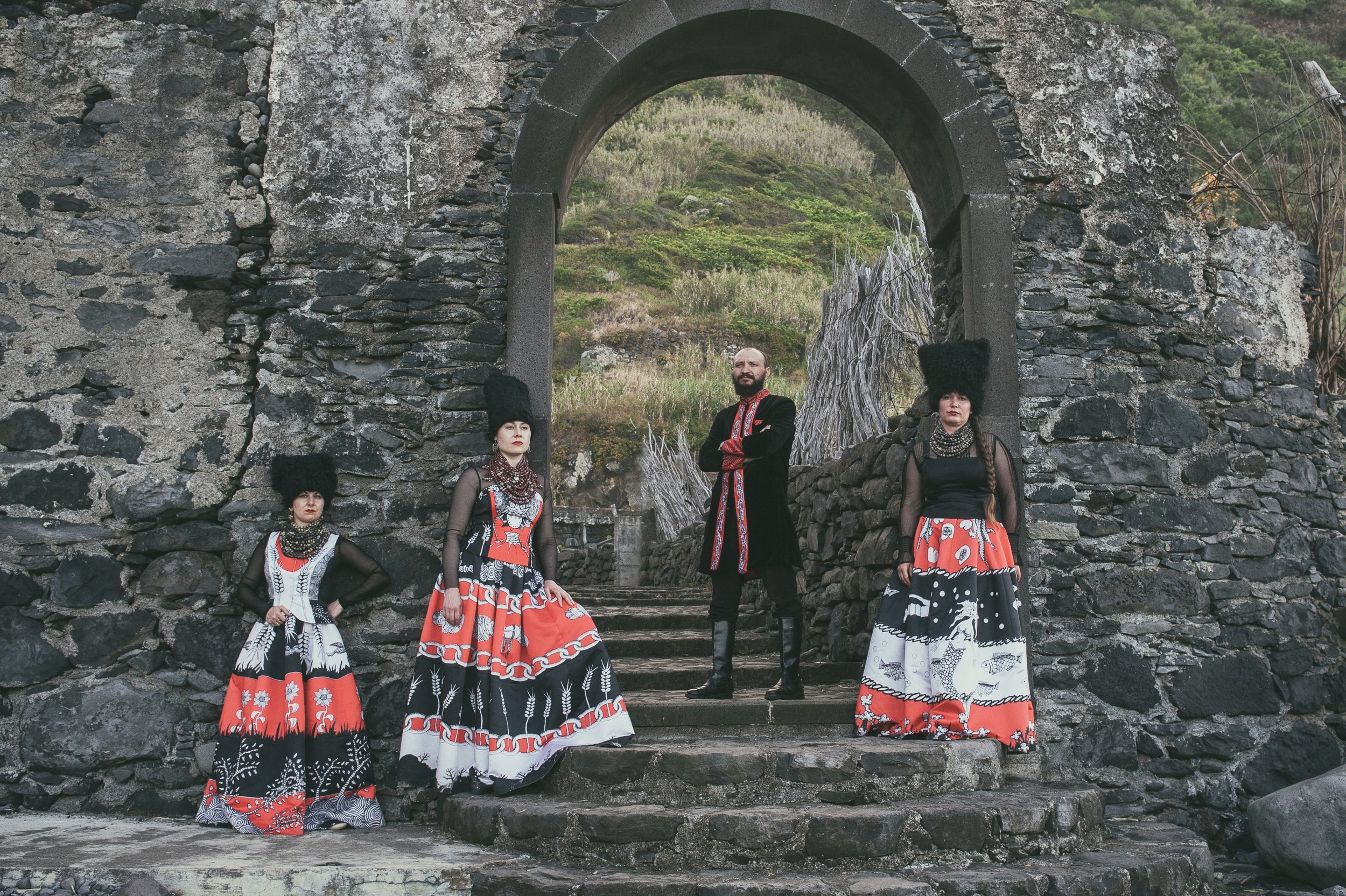 Ukrainian "ethno-chaos" band DakhaBrakha plays two Caravan World Rhythms concerts, March 29 and 30