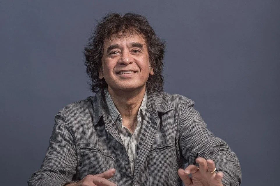 Indian tabla virtuoso Zakir Hussain plays two Caravan World Rhythms concerts, April 27 and 28