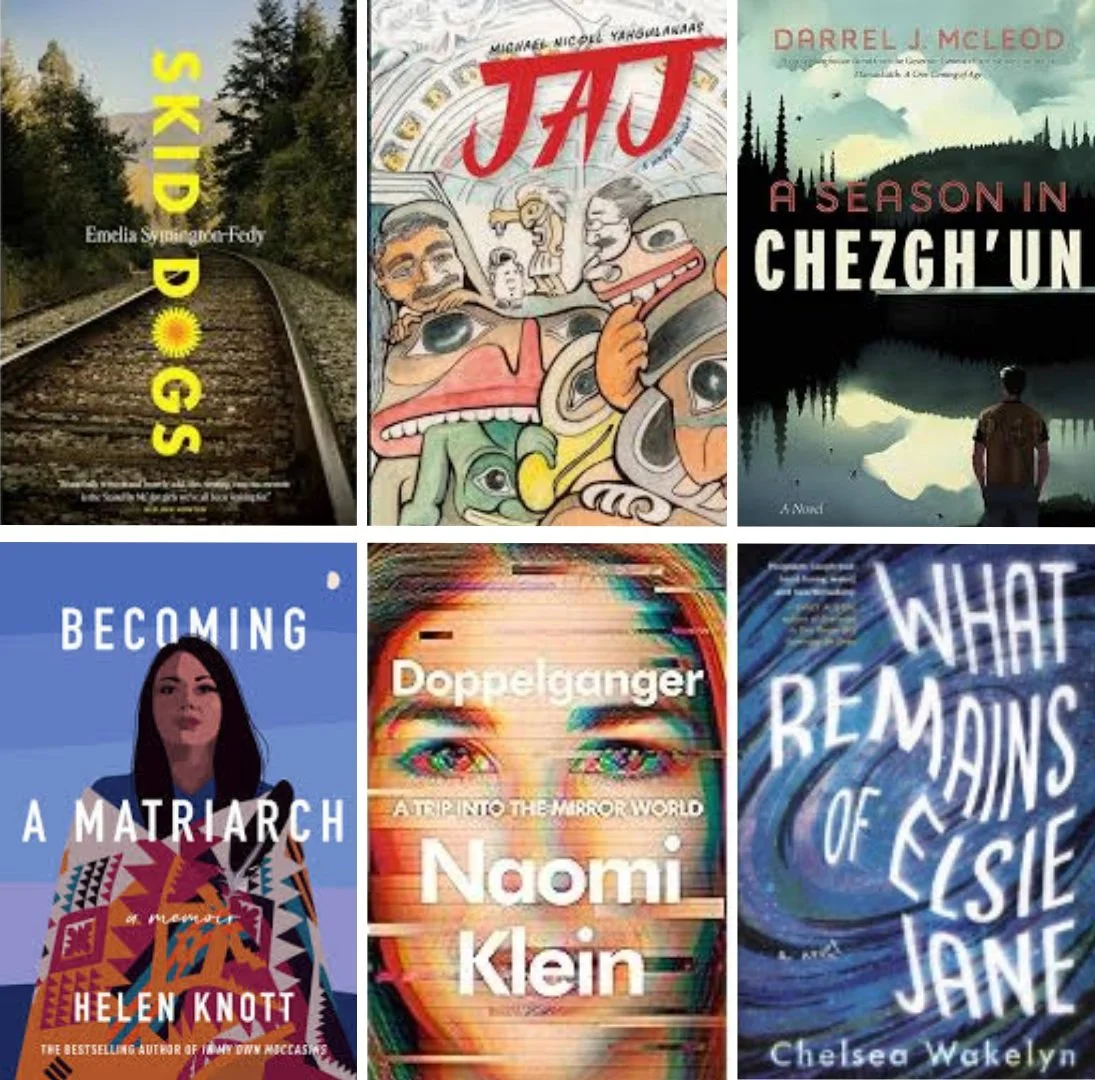 BC and Yukon Book Prizes unveil 2024 shortlist, spanning names like Darrel J. McLeod, Emelia Symington-Fedy, Naomi Klein, and Helen Knott