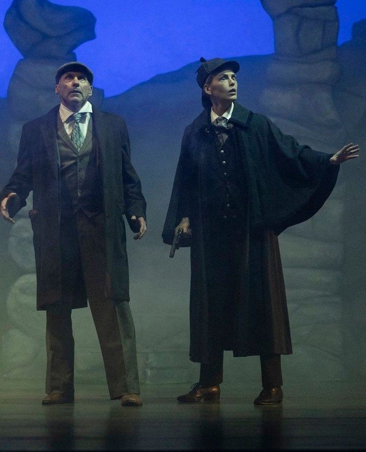 Theatre review: Baskerville: A Sherlock Holmes Mystery cranks up the comedy in a taut staging at @gatewaythtr.⁠
⁠
Quick character switches, overt set changes add to the laughs in adaptation of classic tale.⁠
⁠
Head to Stir to read more. ⁠
⁠
⁠
#theatr