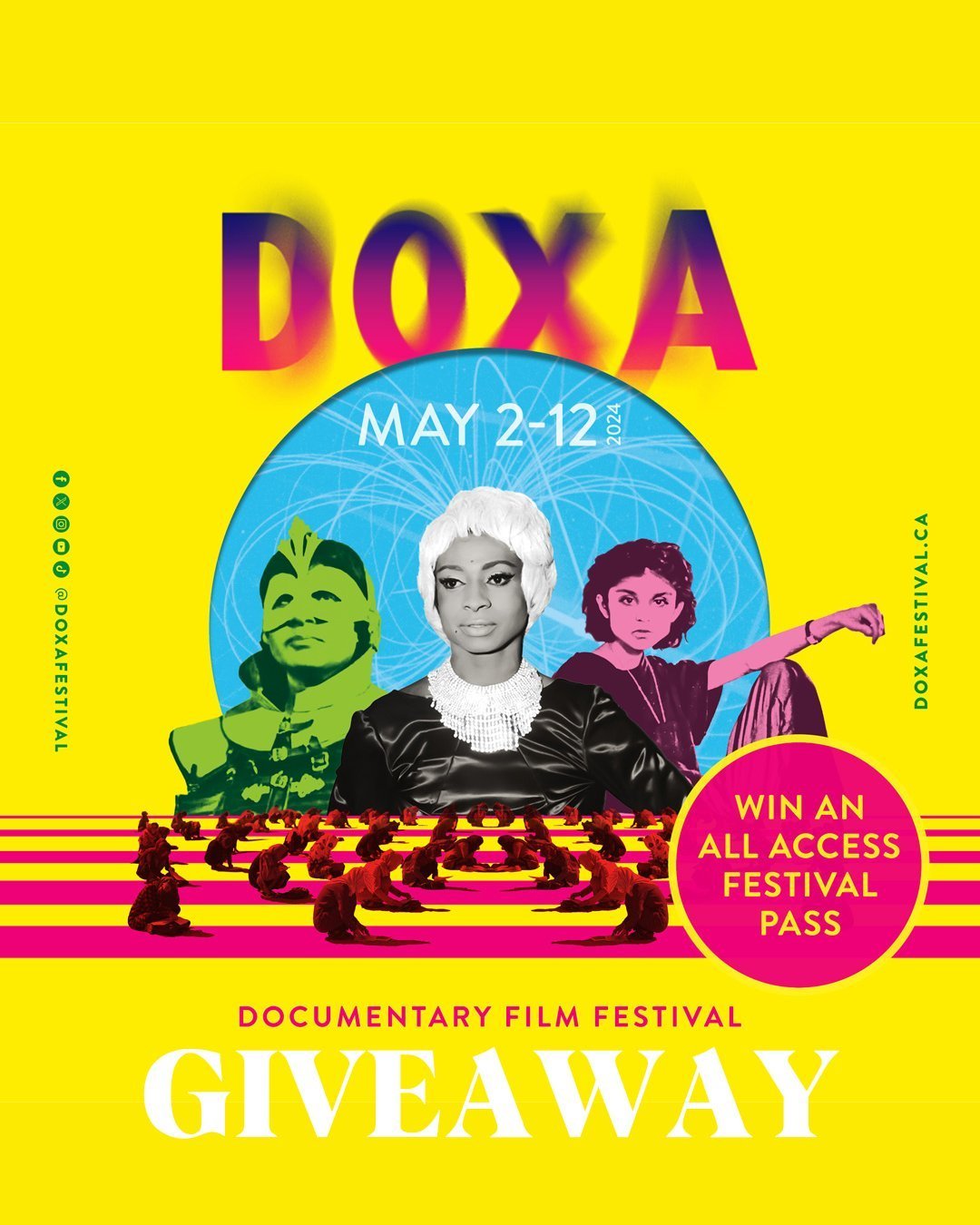 GIVEAWAY!⁠
⁠
Western Canada's largest documentary film festival returns to Vancouver theatres, May 2 - 12! ⁠
⁠
Presenting over 80 films, including new and critically acclaimed features, DOXA brings filmmakers and audiences together to engage with tho