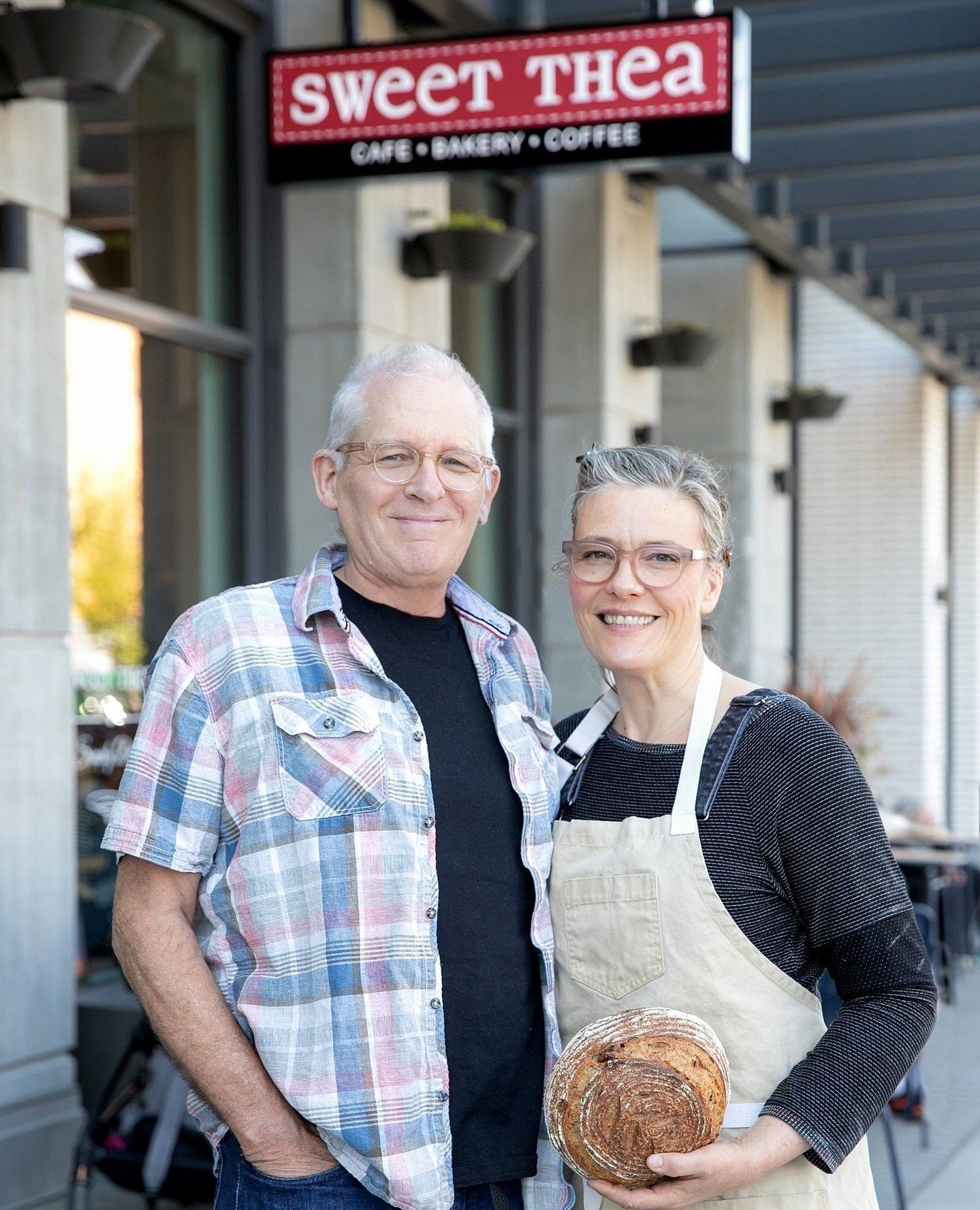 Music maven and pastry chef open @sweettheabakery spot in East Vancouver.⁠
⁠
New Main Street bake shop and caf&eacute; is a passion project of wife-and-husband team Thea and Laurie Mercer.⁠
⁠
Head to Stir to read more. ⁠
⁠
⁠
#yvrfood #yvrfoodie #east