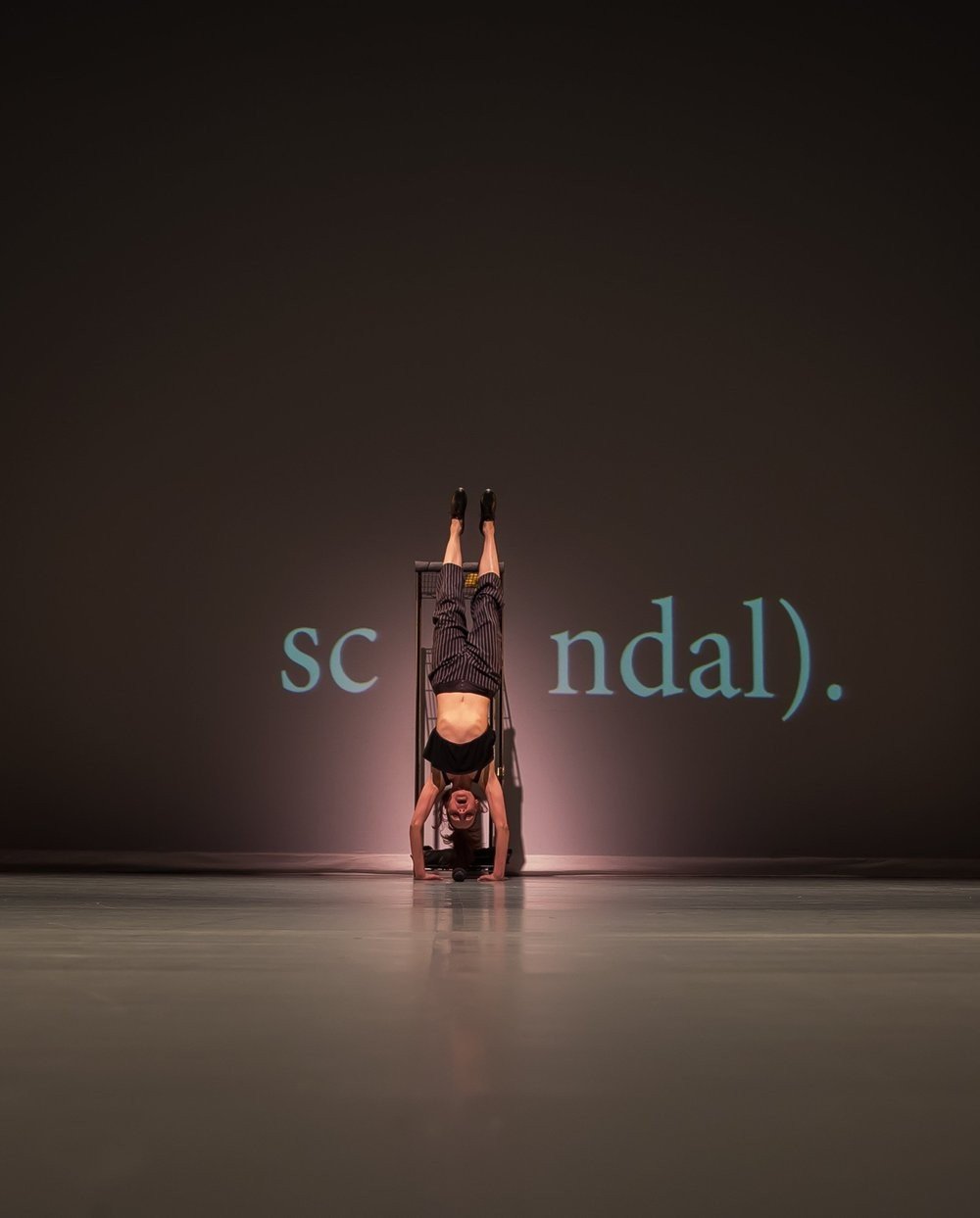 Eunoia's wordplay infuses dance, projections, score, and costumes at the @firehall.arts.⁠
⁠
Canadian choreographer Denise Fujiwara spent years creating dance out of the constraints in Christian B&ouml;k&rsquo;s celebrated, vowel-happy book.⁠
⁠
Head t