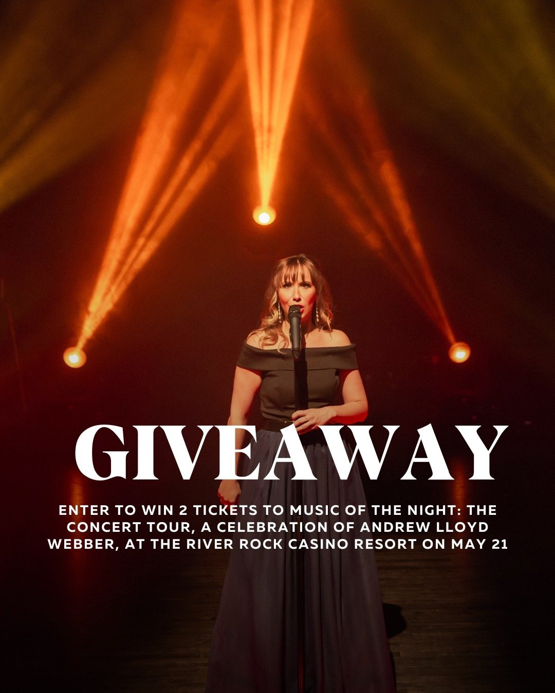 GIVEAWAY!⁠
⁠
Sound the Alarm: Music/Theatre hosts a birthday ode to the iconic musical theatre composer with tracks from Phantom of the Opera, Cats, and more. Enter for a chance to win two tickets to Music of the Night: The Concert Tour, celebrating 